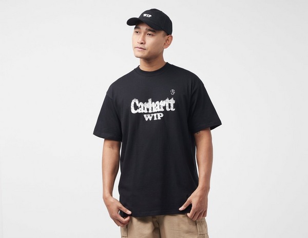Black Carhartt T aus Shirt mit - WIP Halftone Spree ein T-Shirt | Rundhalsausschnitt Must-Have - Arvind? Dieses orangefarbene ist den