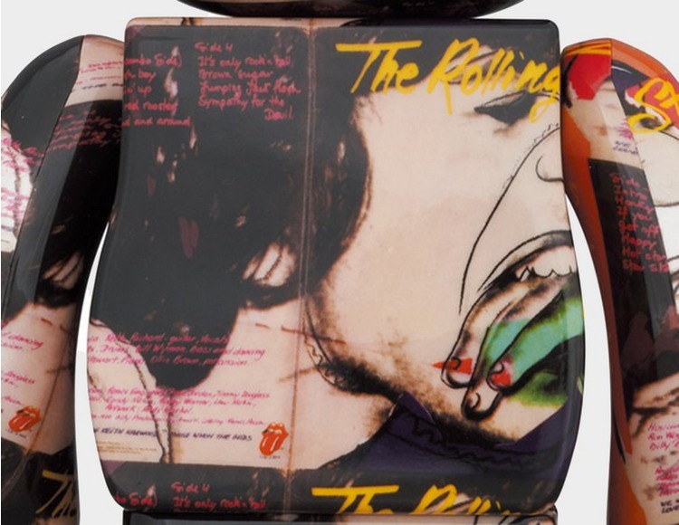 Medicom BE@RBRICK x Andy Warhol x Rolling Stones 100% 400%