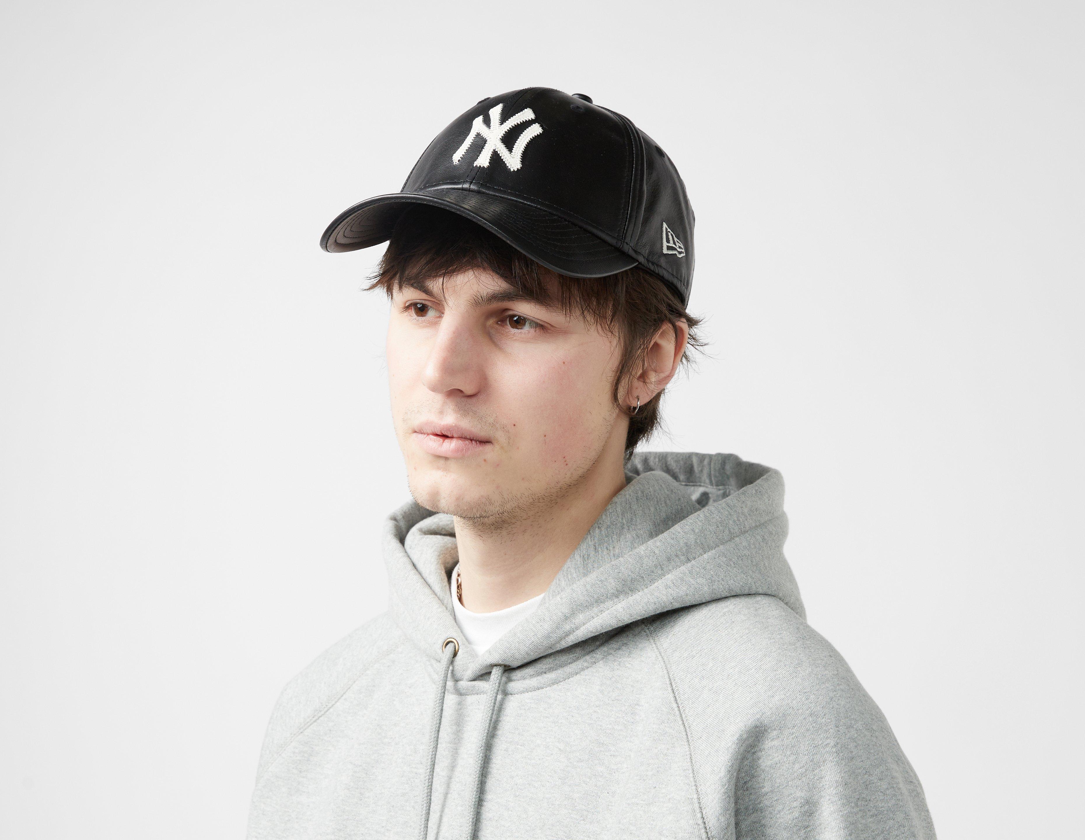 New York Yankees Mlb Leather Bucket Hat