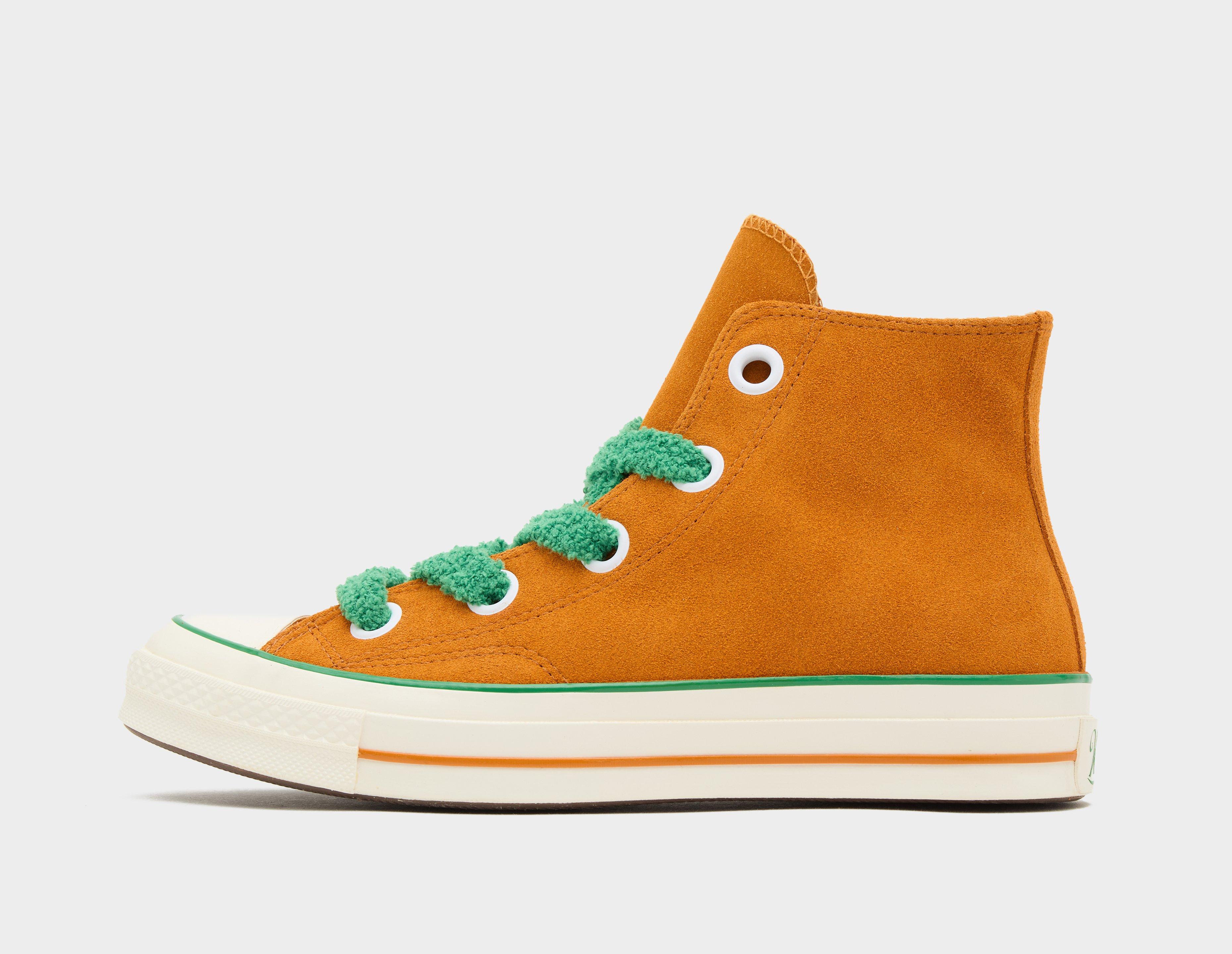 Orange on sale toddler converse