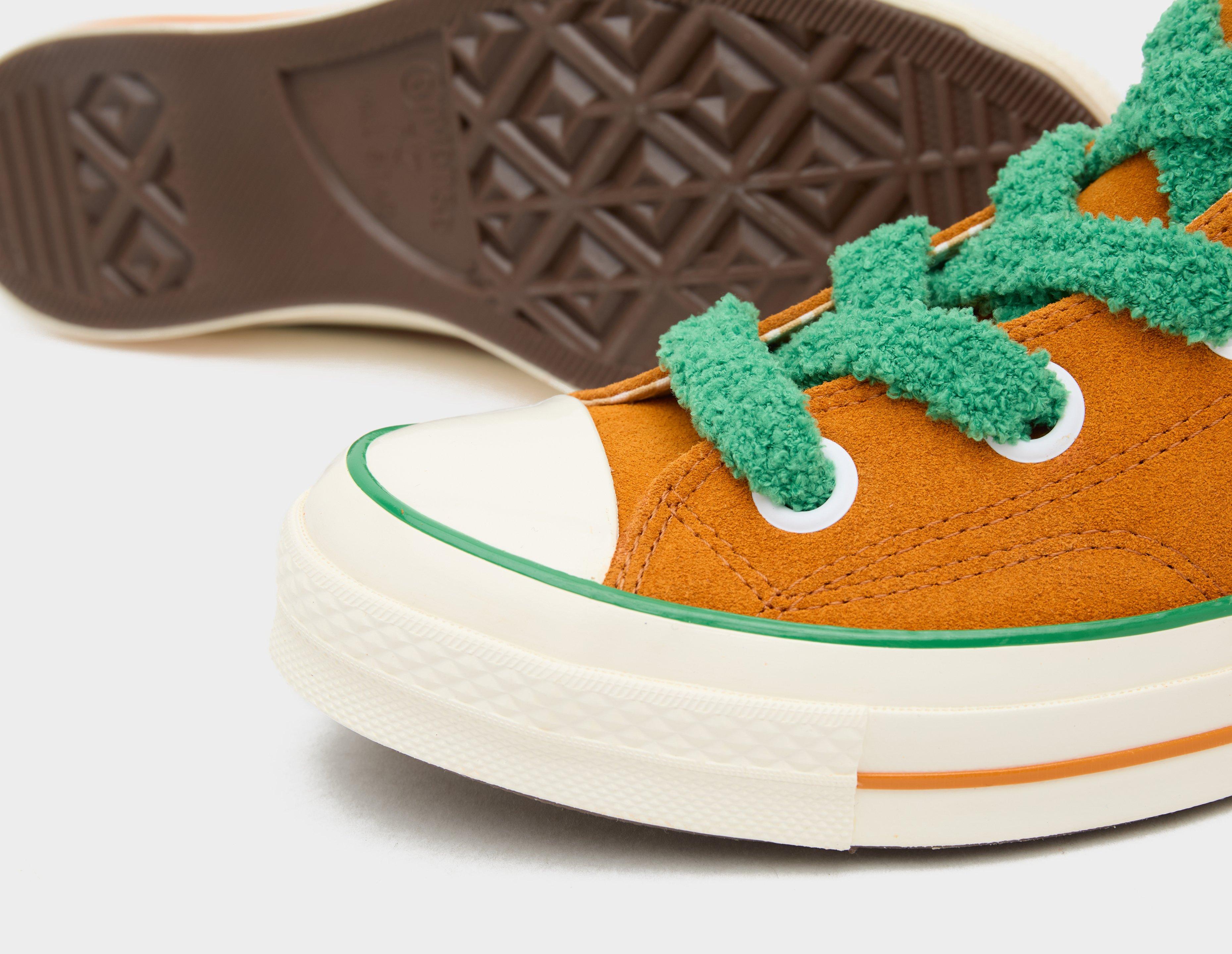 Orange Converse x Wonka Chuck 70 Oompa Loompa Women s