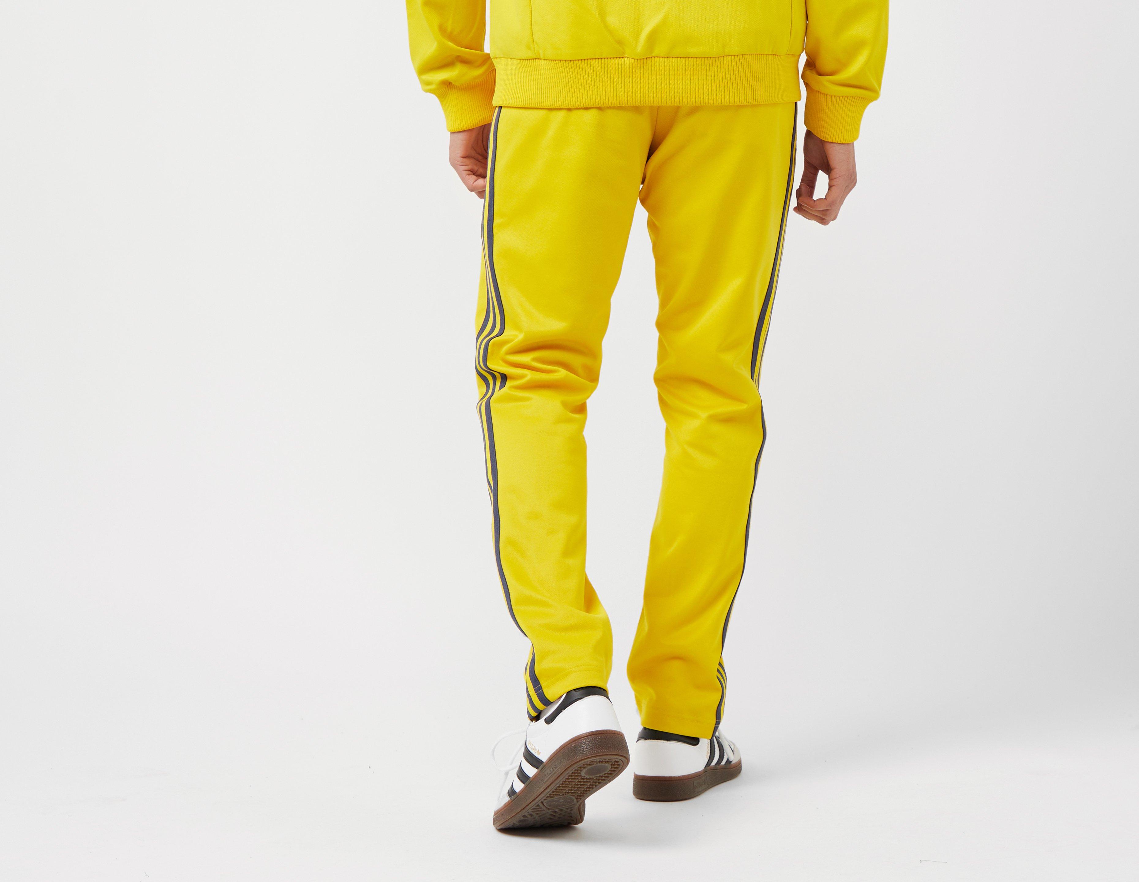 Yellow adidas track pants hot sale mens