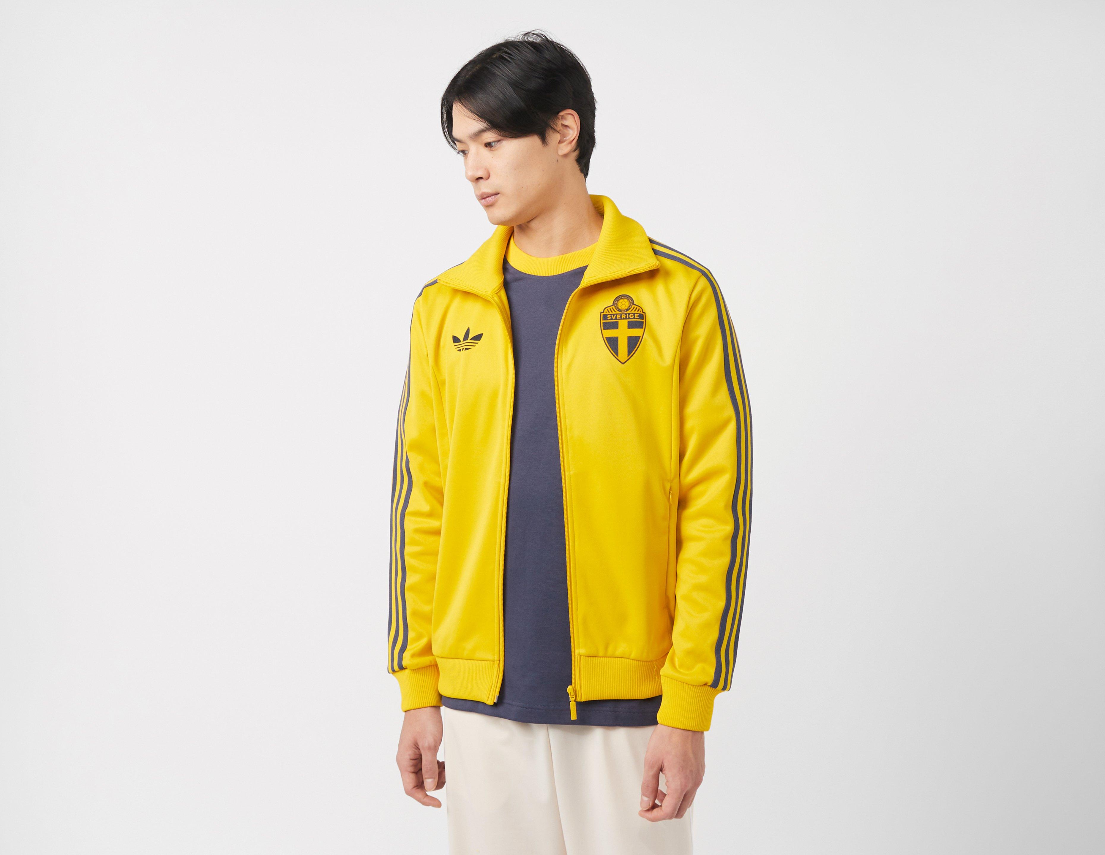 Yellow adidas track discount jacket