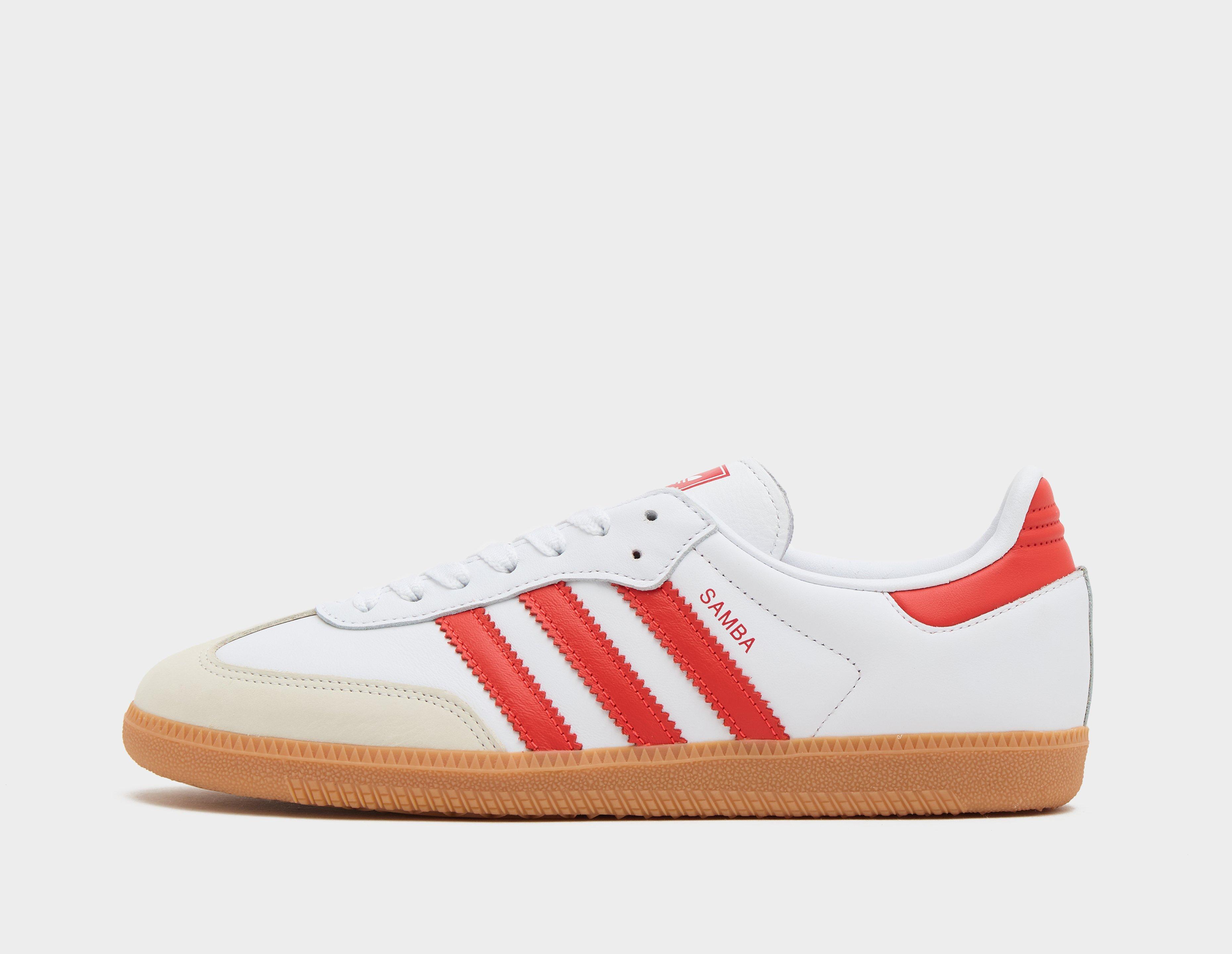 Adidas samba og cheap red and white