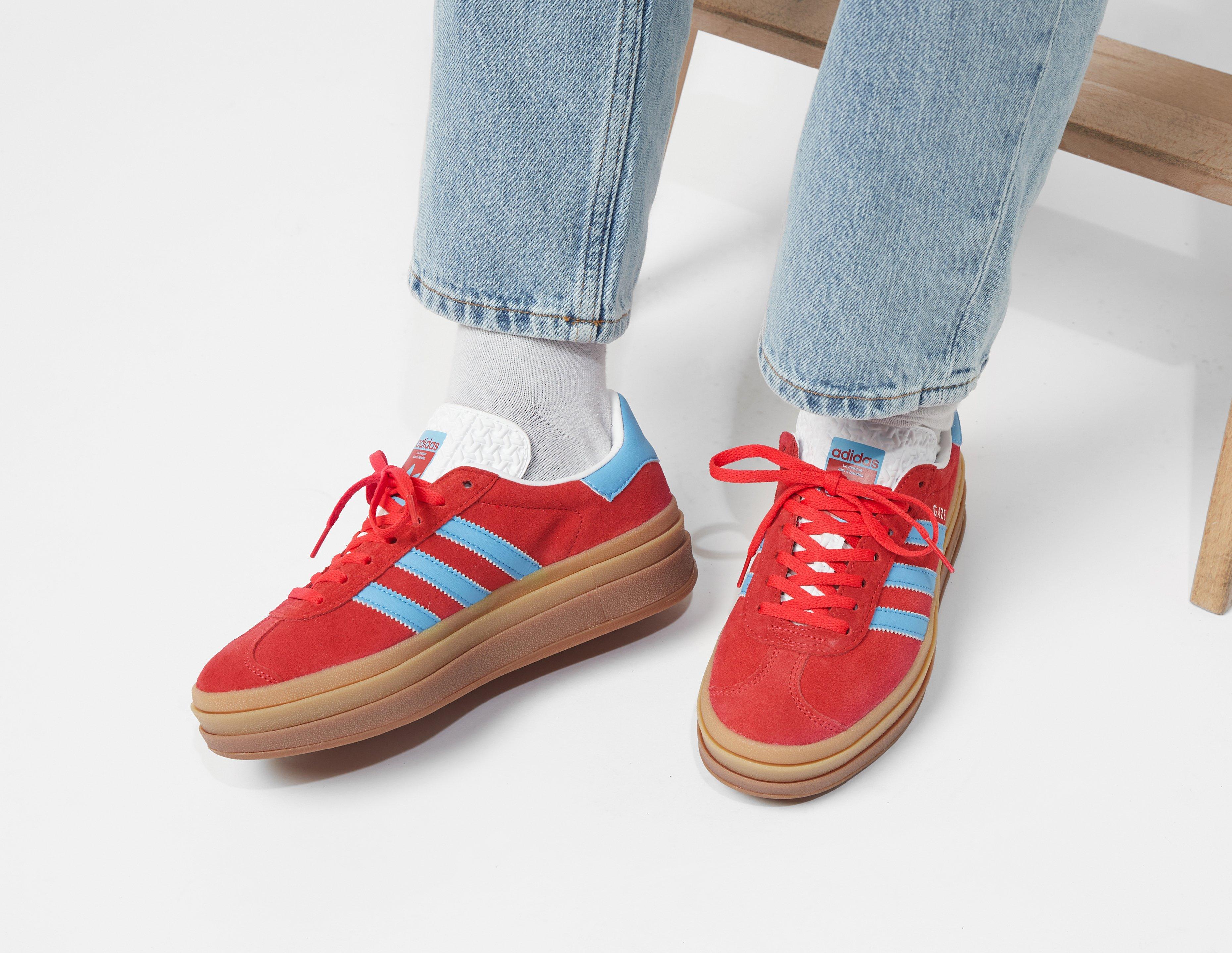 Adidas gazelle cheap femme rouge