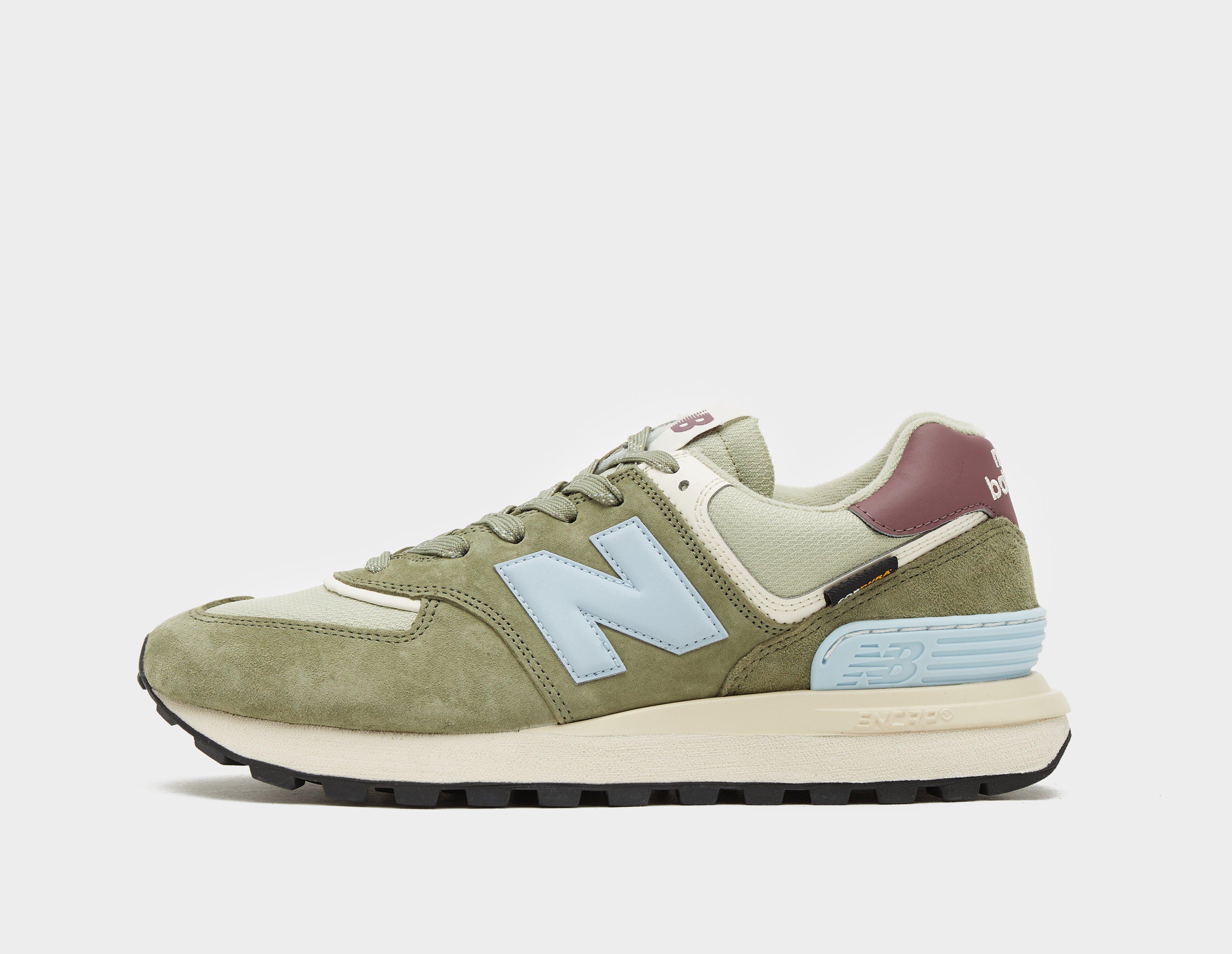 New balance 574 deals colour block canvas trainers