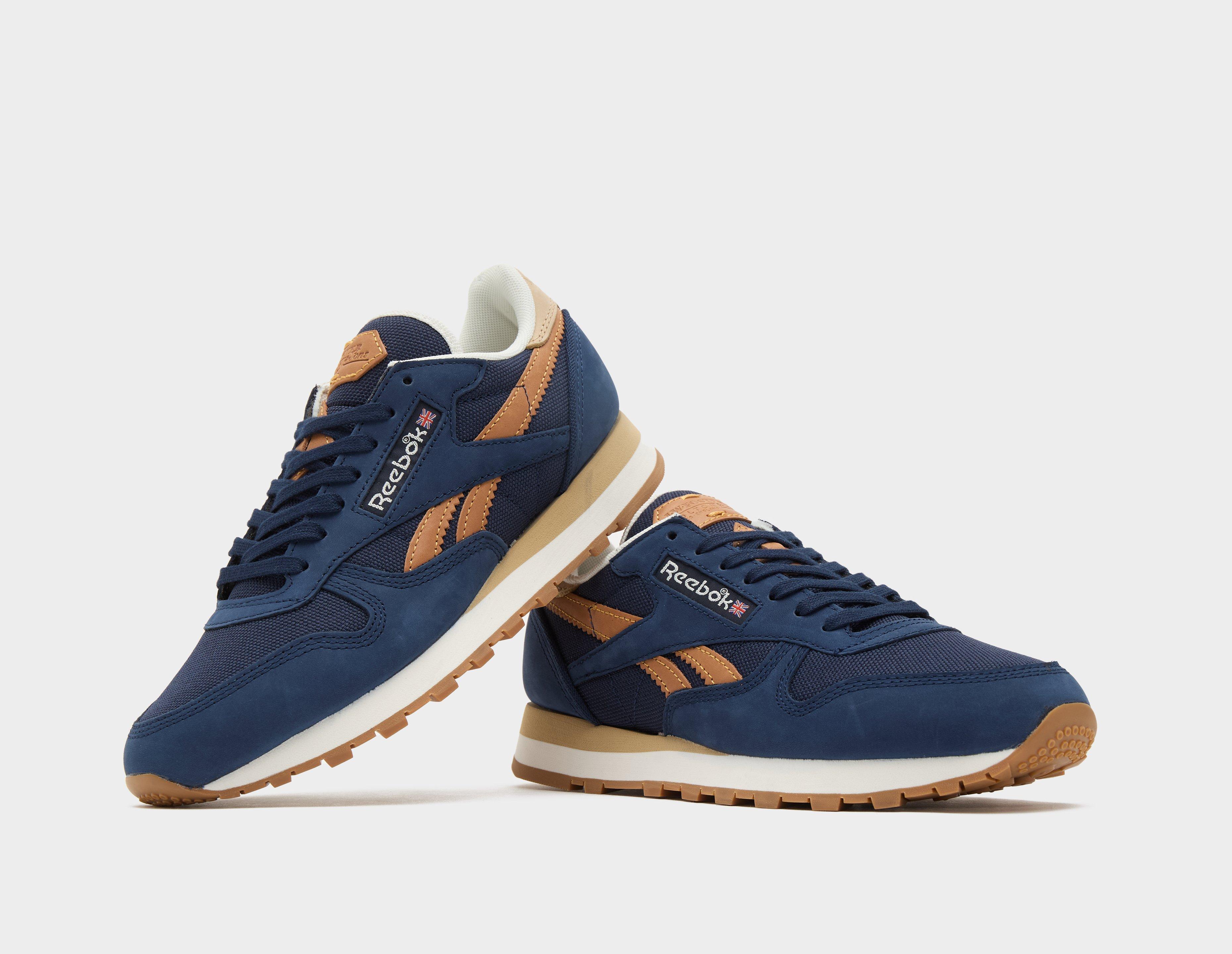 Orange and blue reebok classics sales