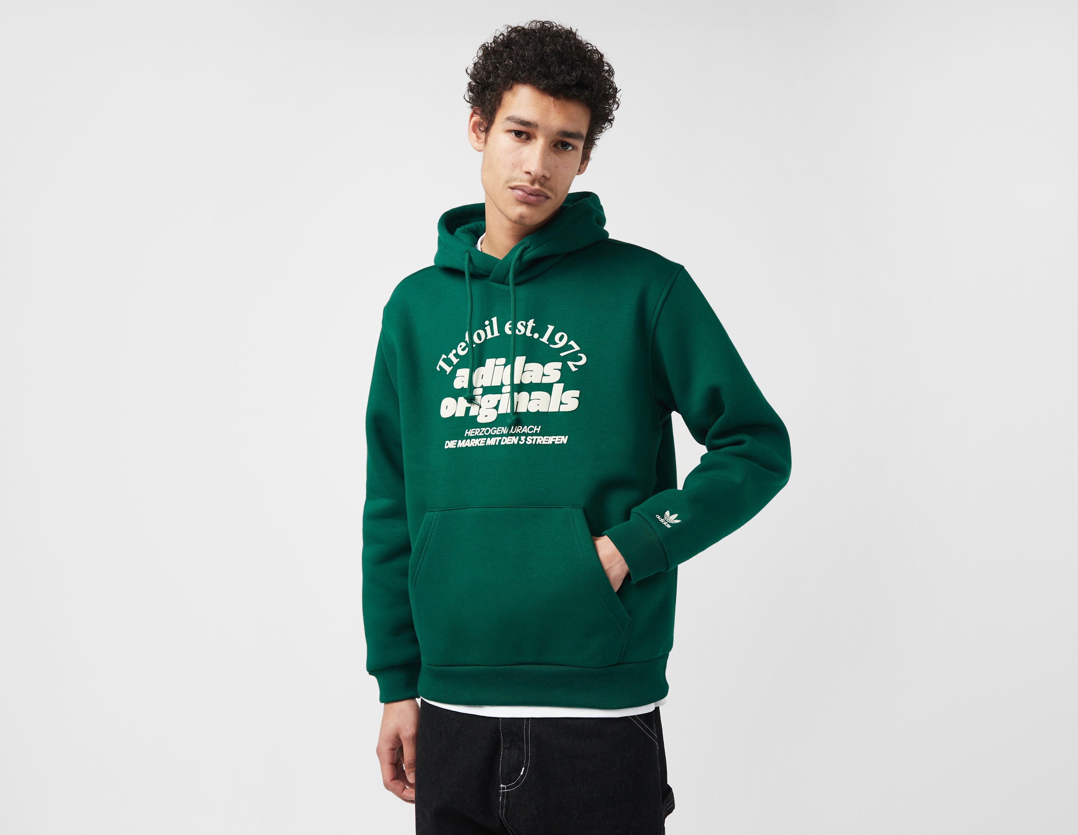 Adidas mens hot sale green hoodie