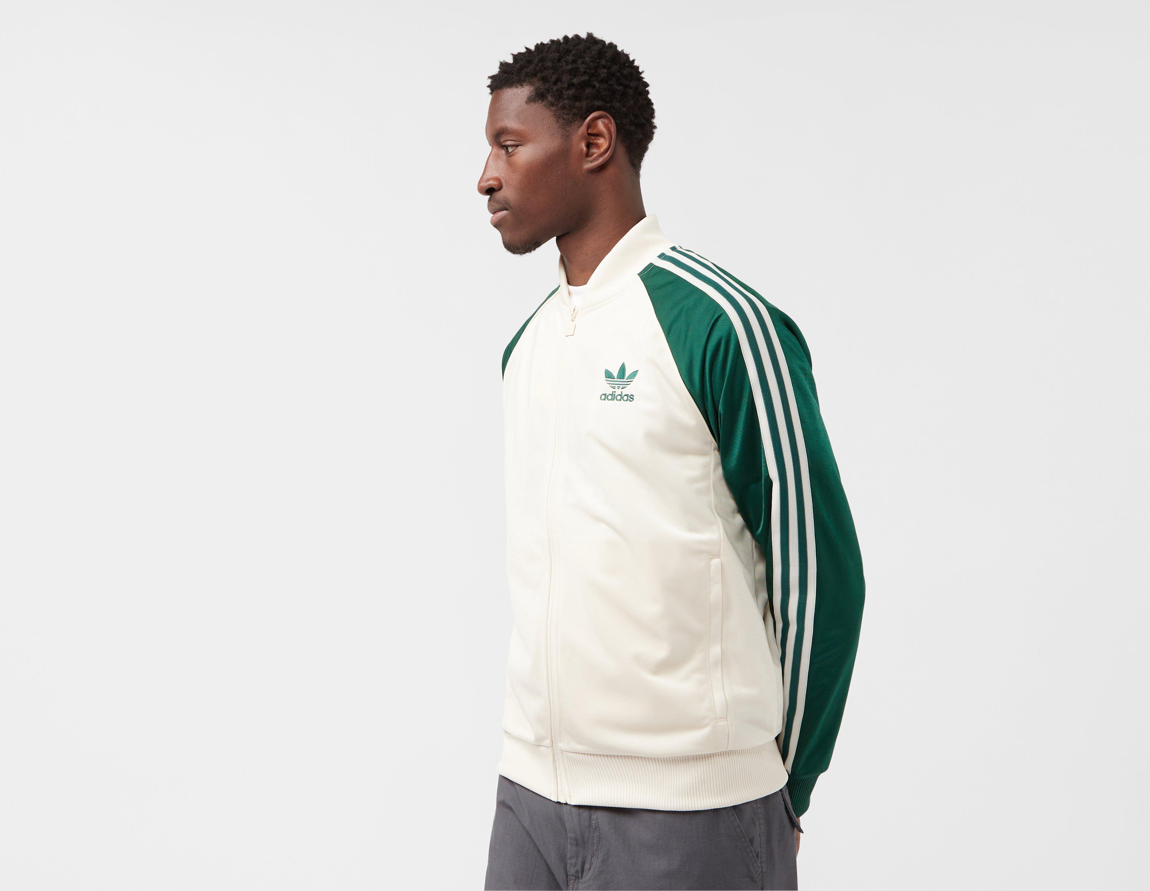 Adidas sst sale track jacket green