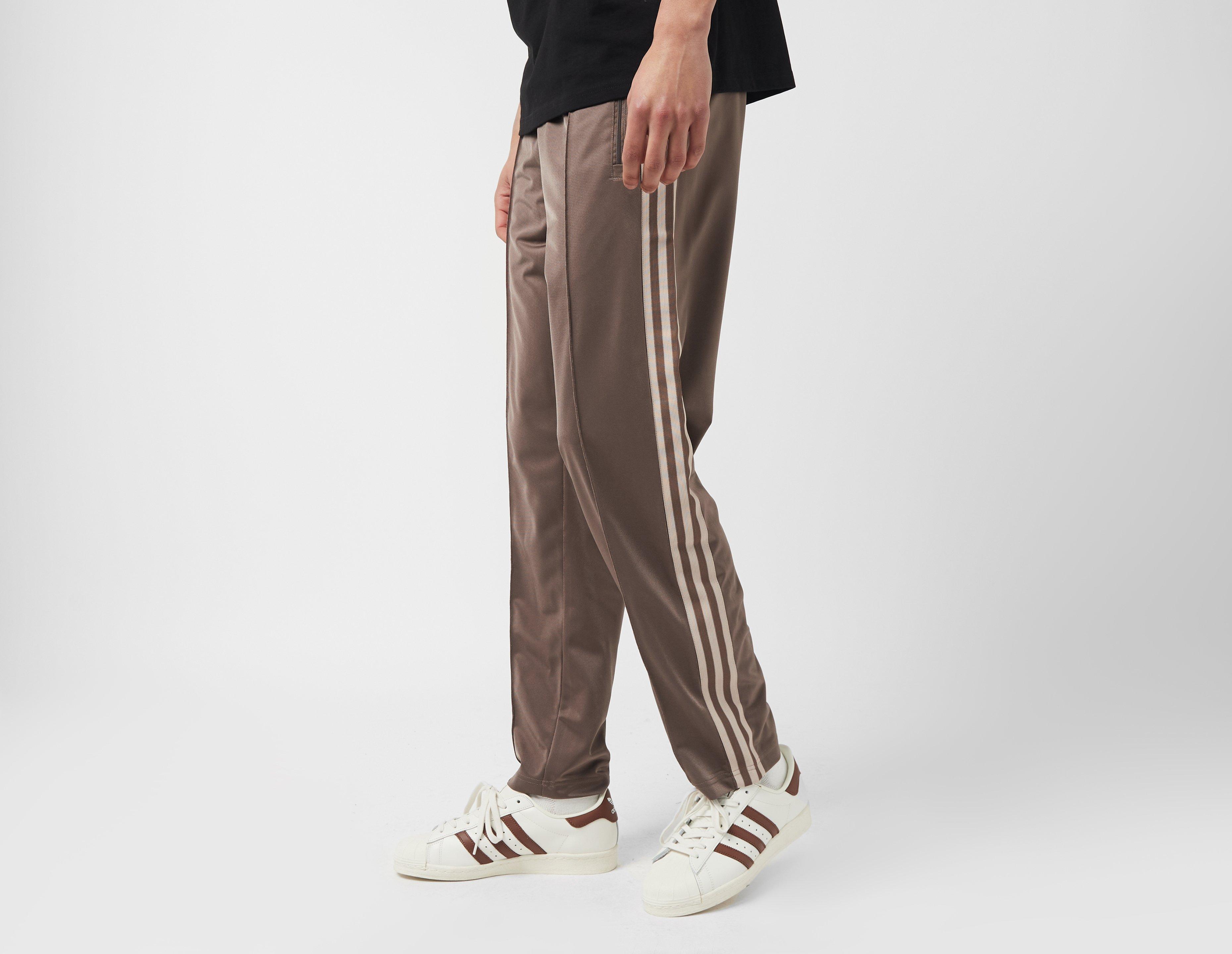 adidas Originals Retro Luxury track pants in brown with monogram