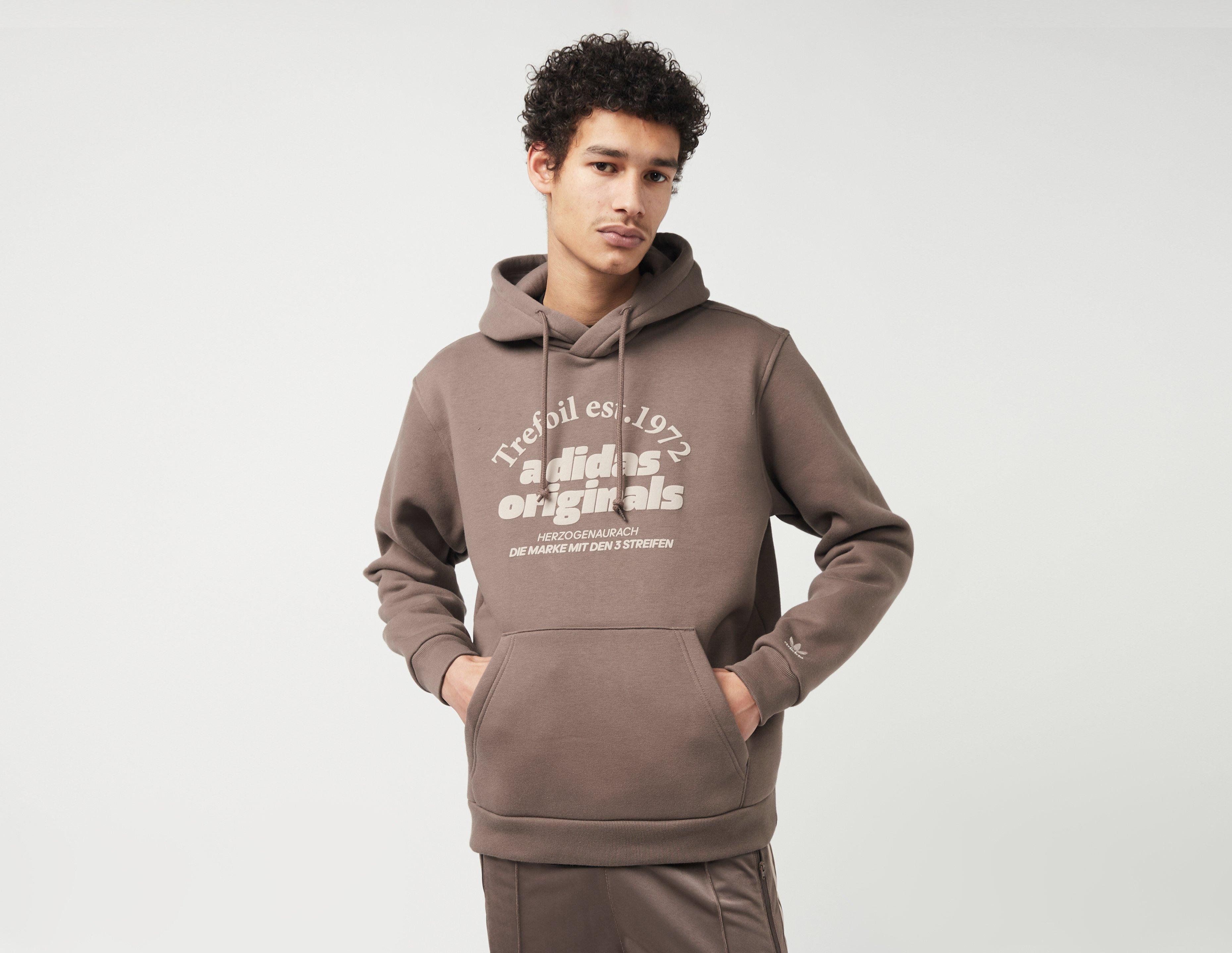 Adidas store hoodie brown