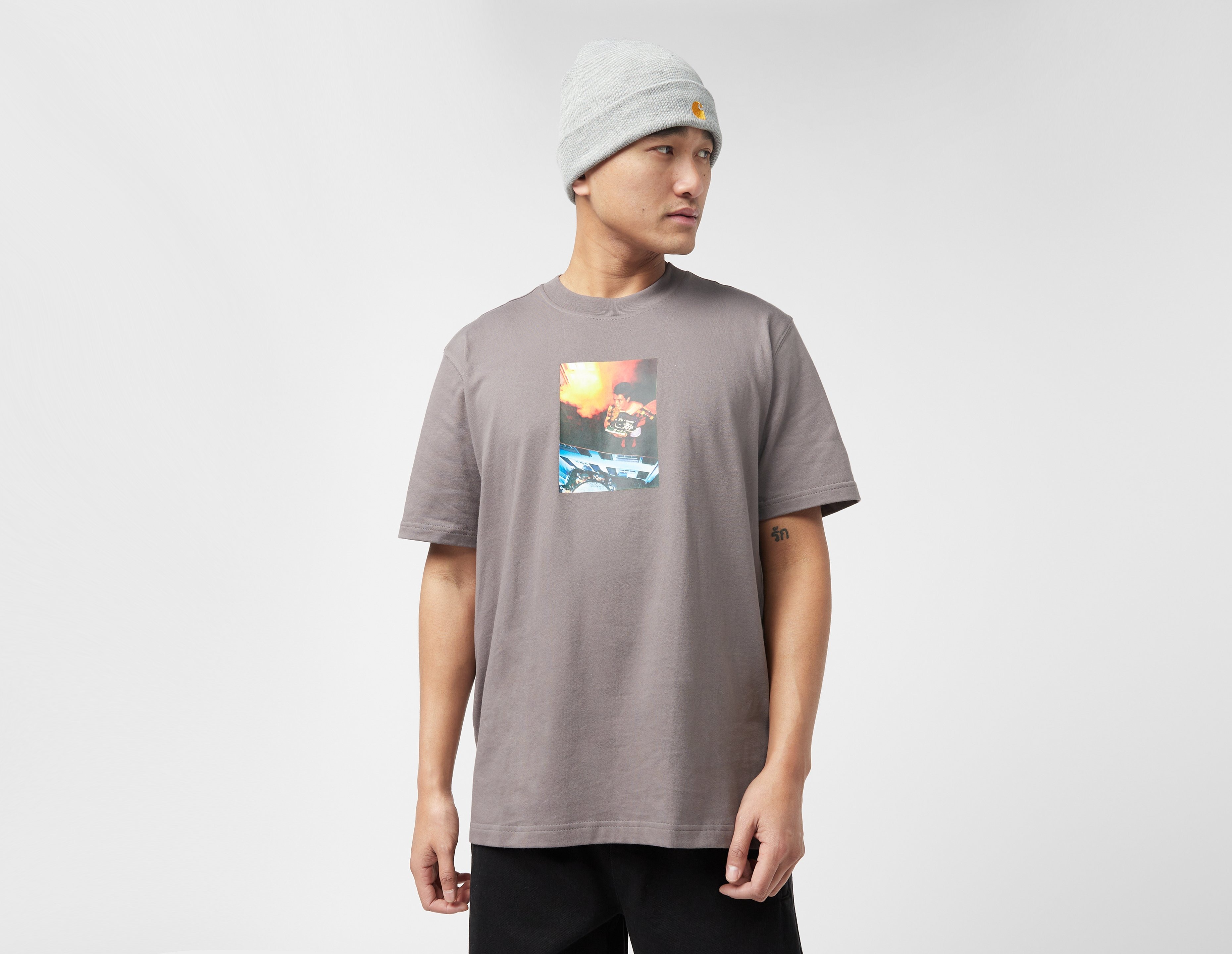 Grey adidas Originals Skate Pic T-Shirt | size?