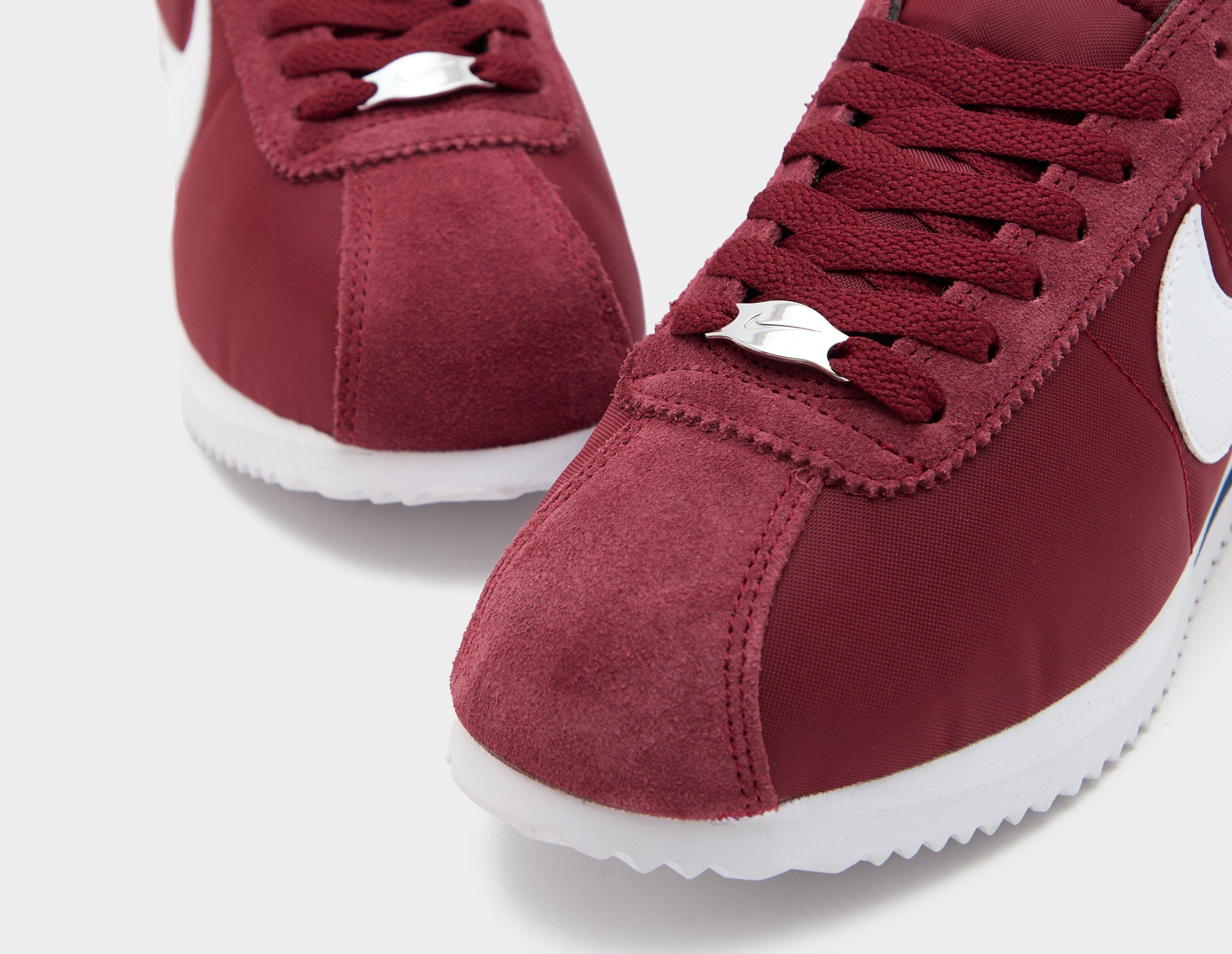 Nike cortez discount white burgundy