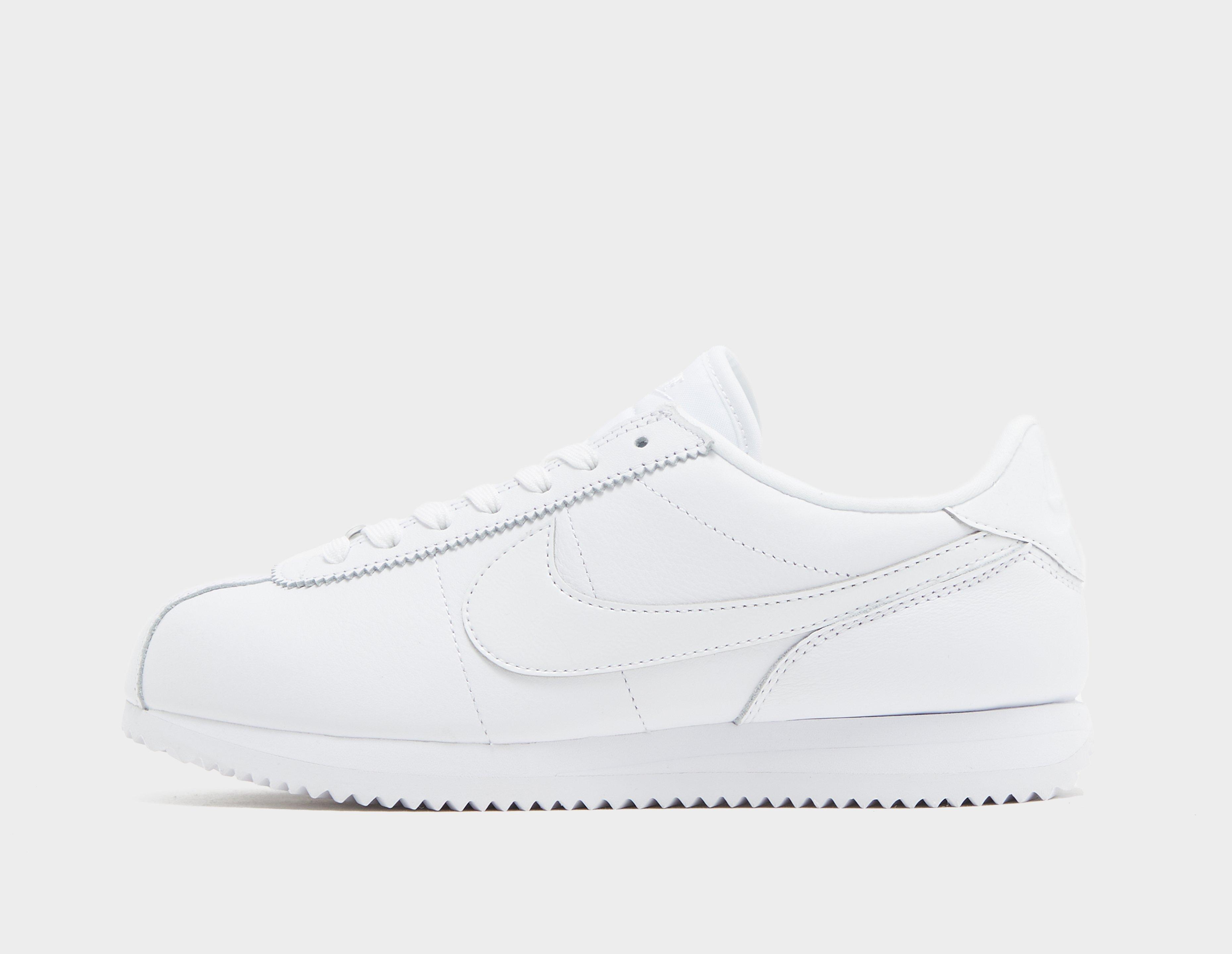 Nike cortez best sale classic all white