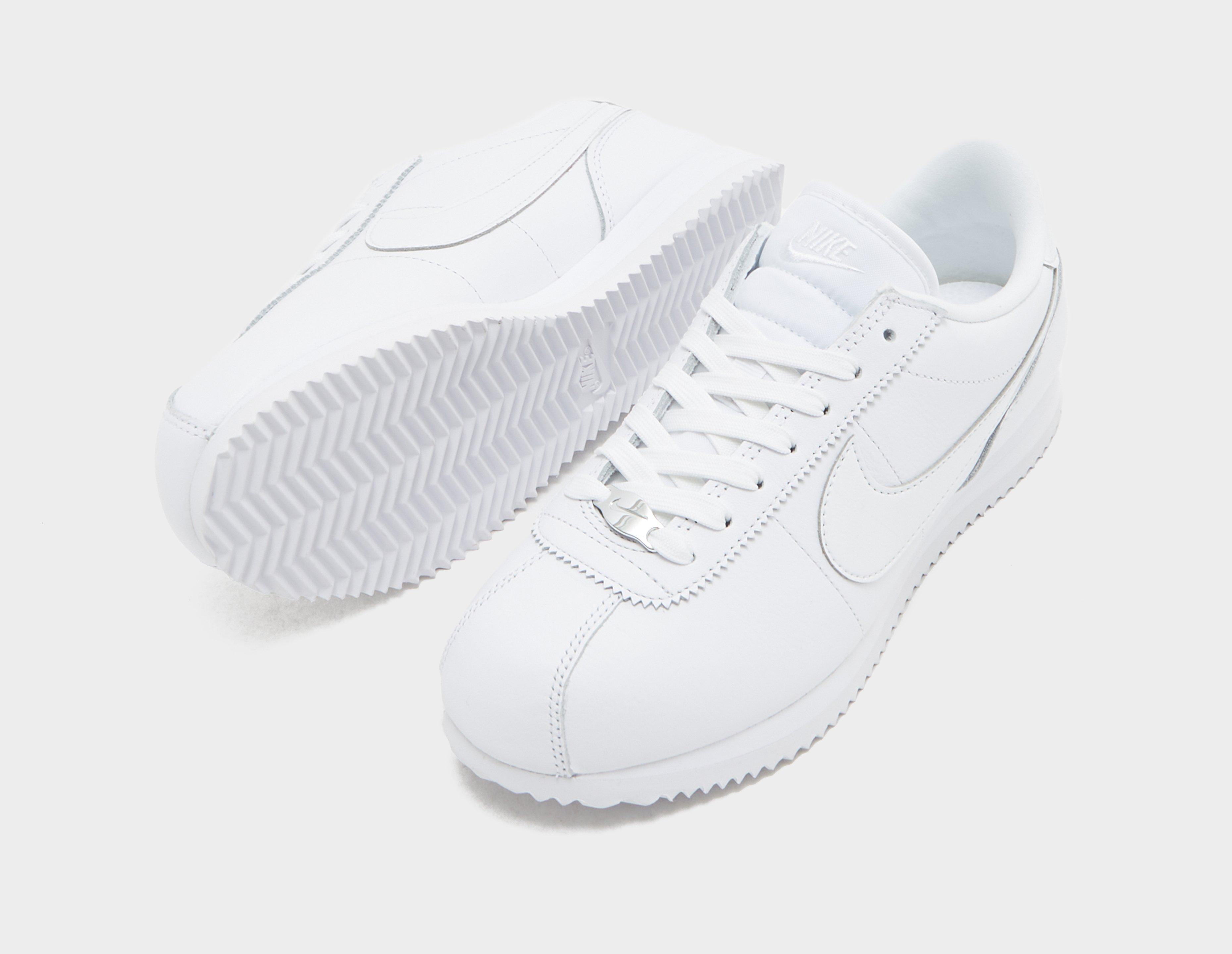 Nike cortez deals all white