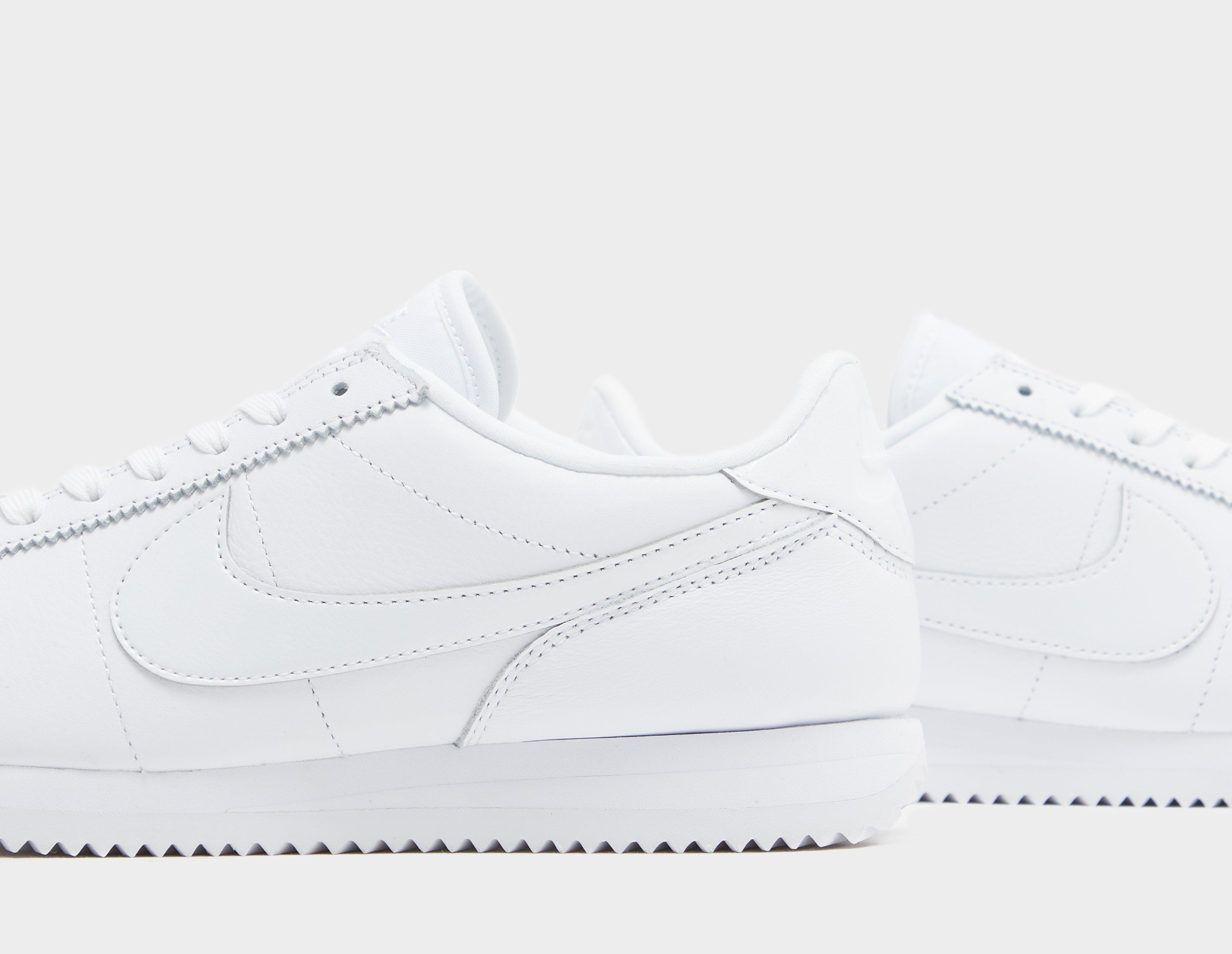 Nike cortez store womens all white