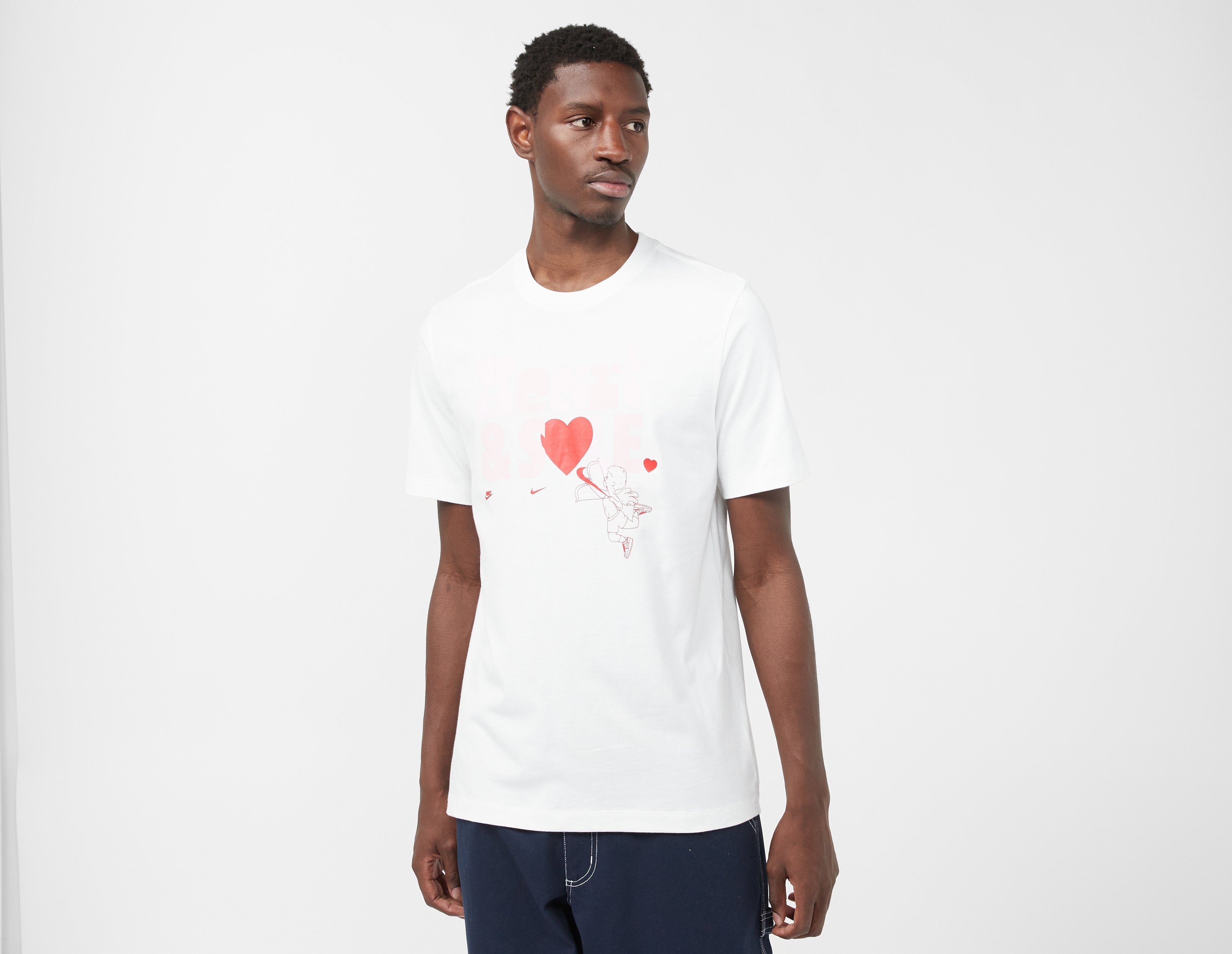 White Nike Heart & Sole T-Shirt | size?