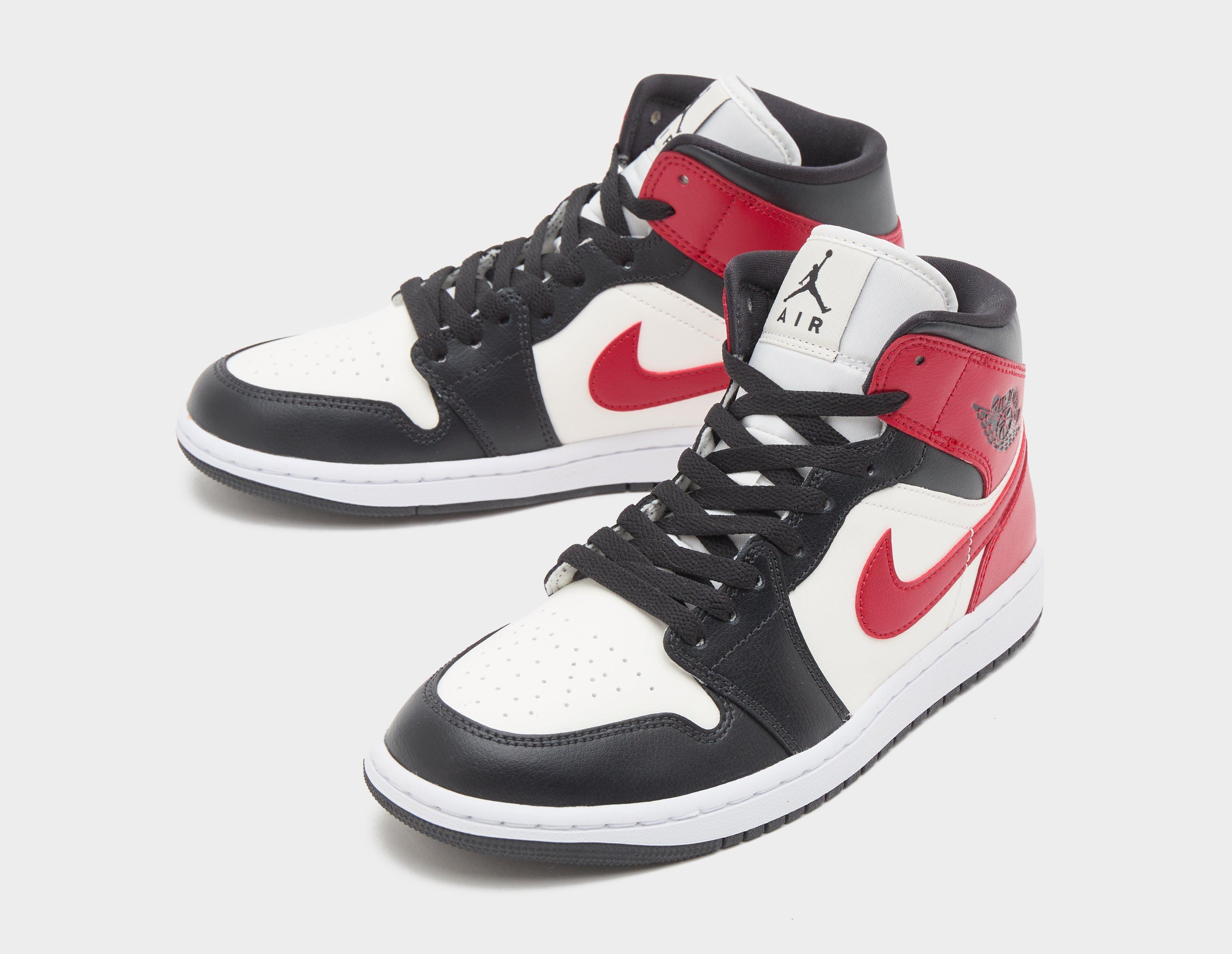White Jordan Air 1 Mid SE Canvas Women