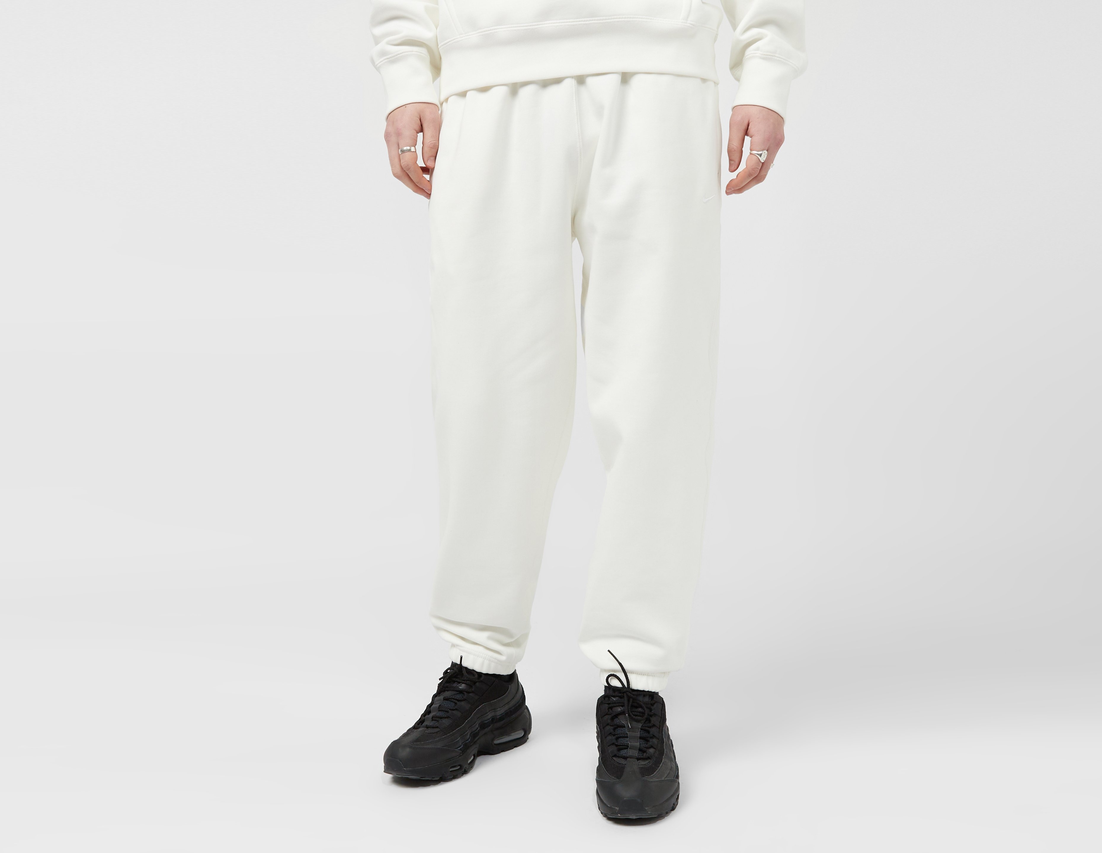 White Nike NRG Premium Essentials Fleece Pants | size?