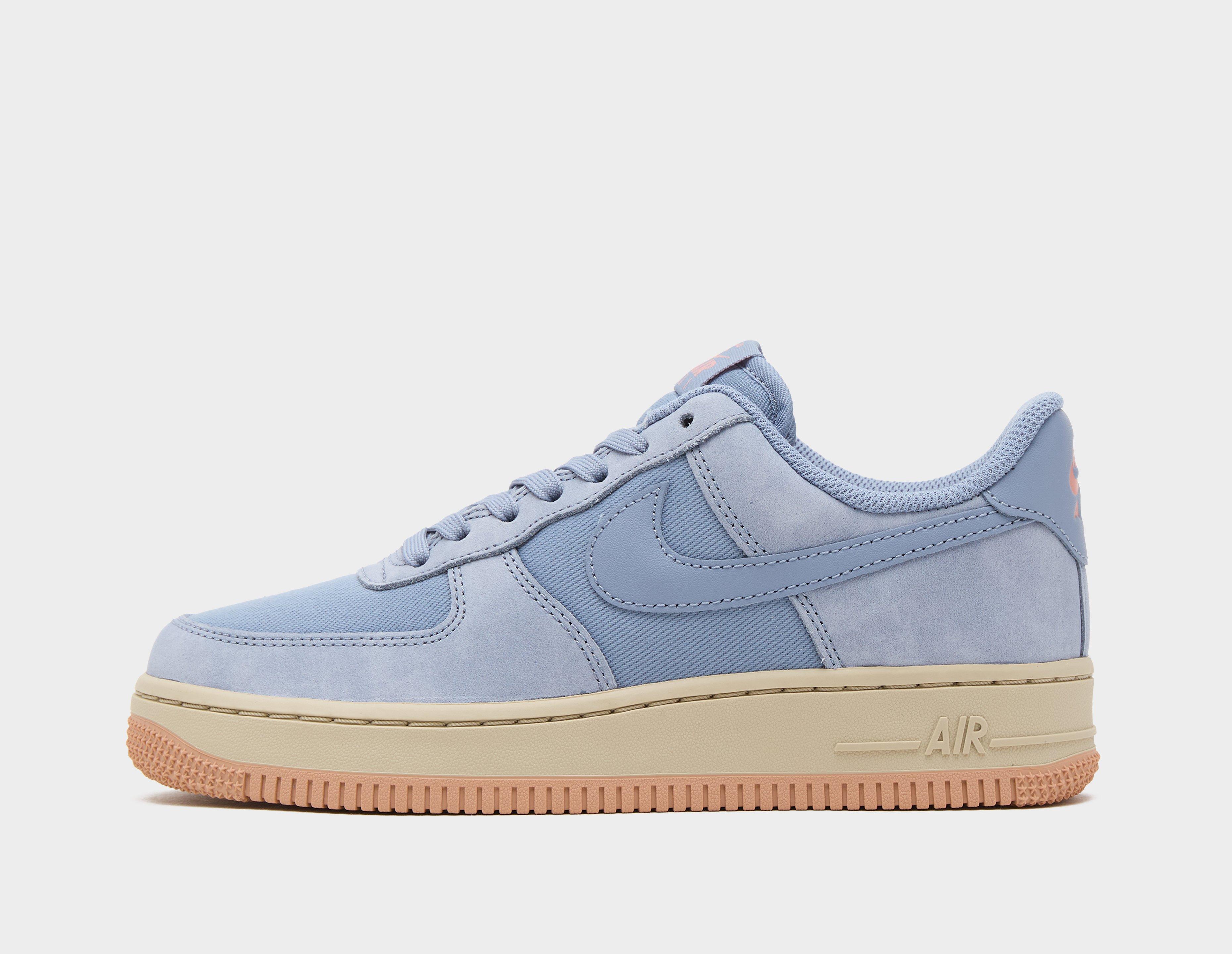 Nike air force 1 blauw suede clearance