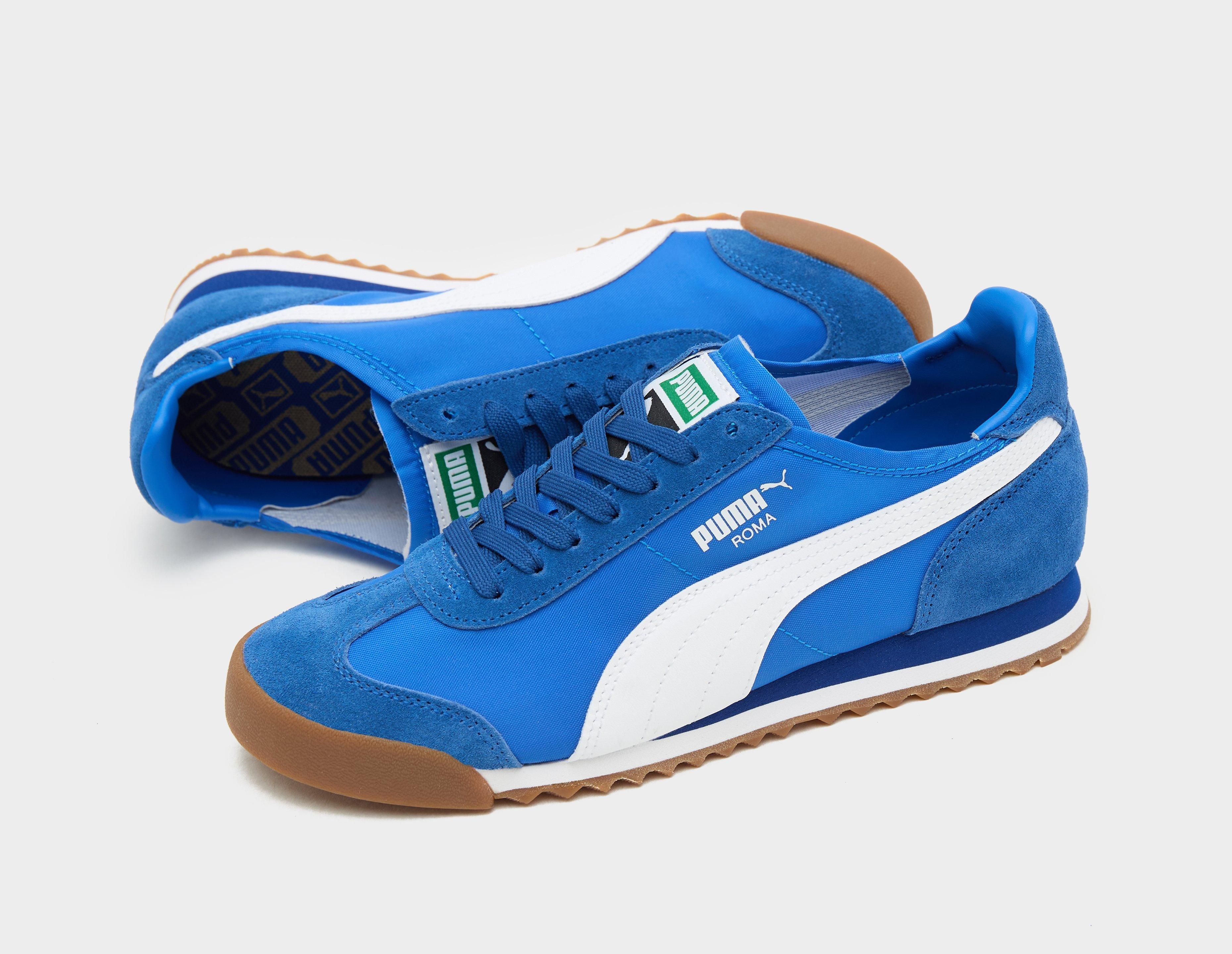 Puma roma clearance blue