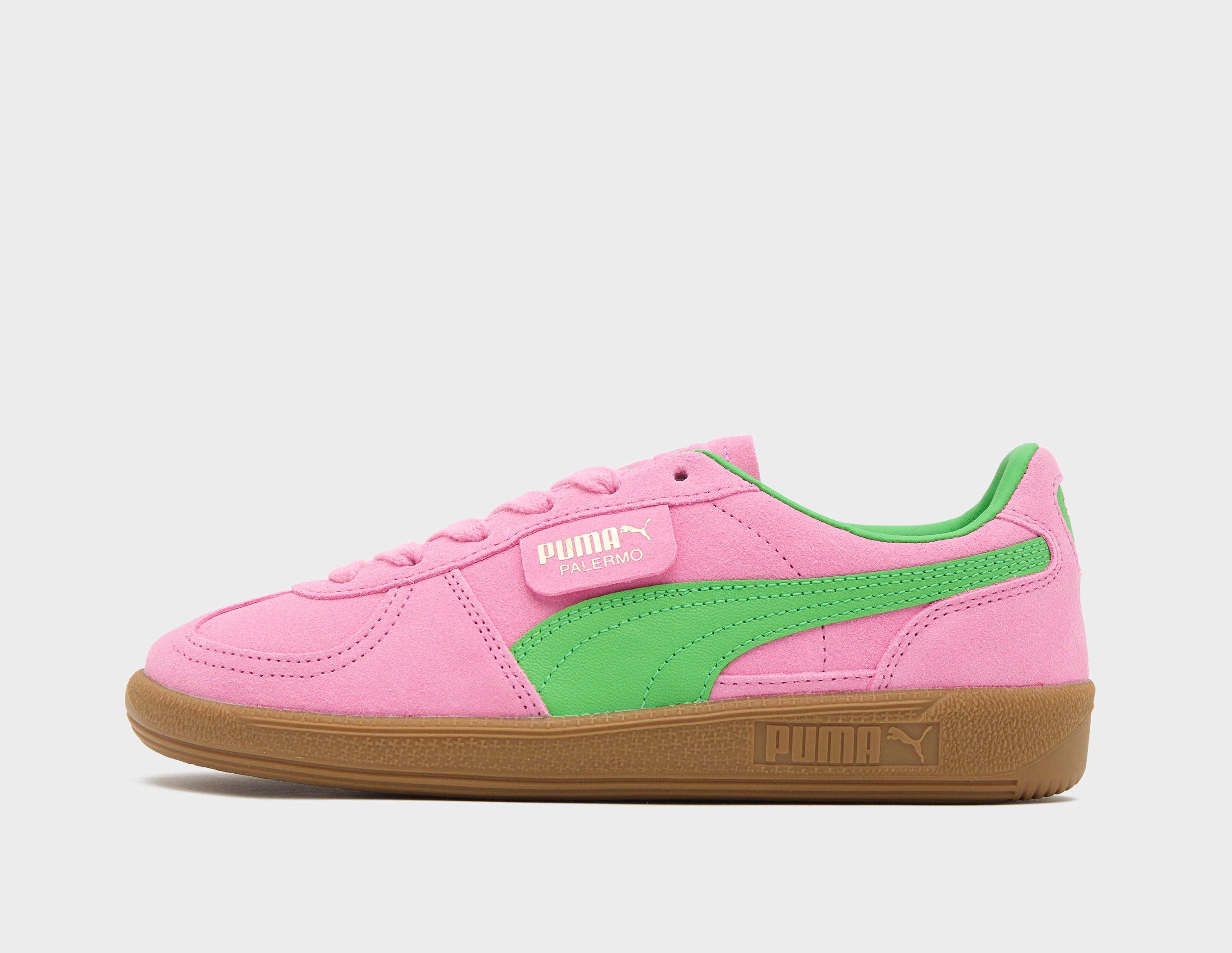 Pink and on sale green pumas