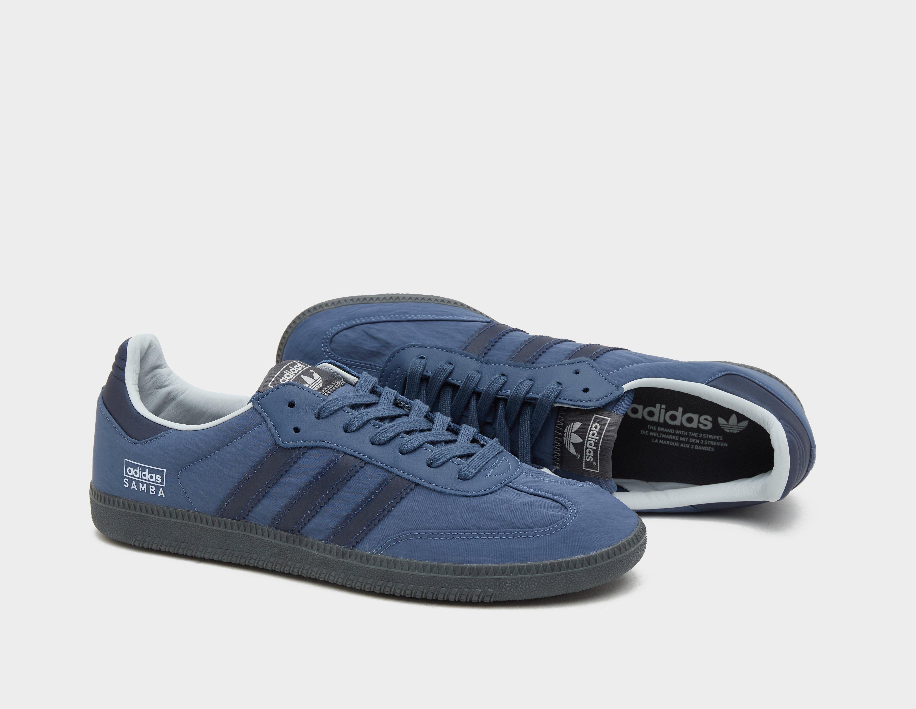 Adidas samba shop blue stripes