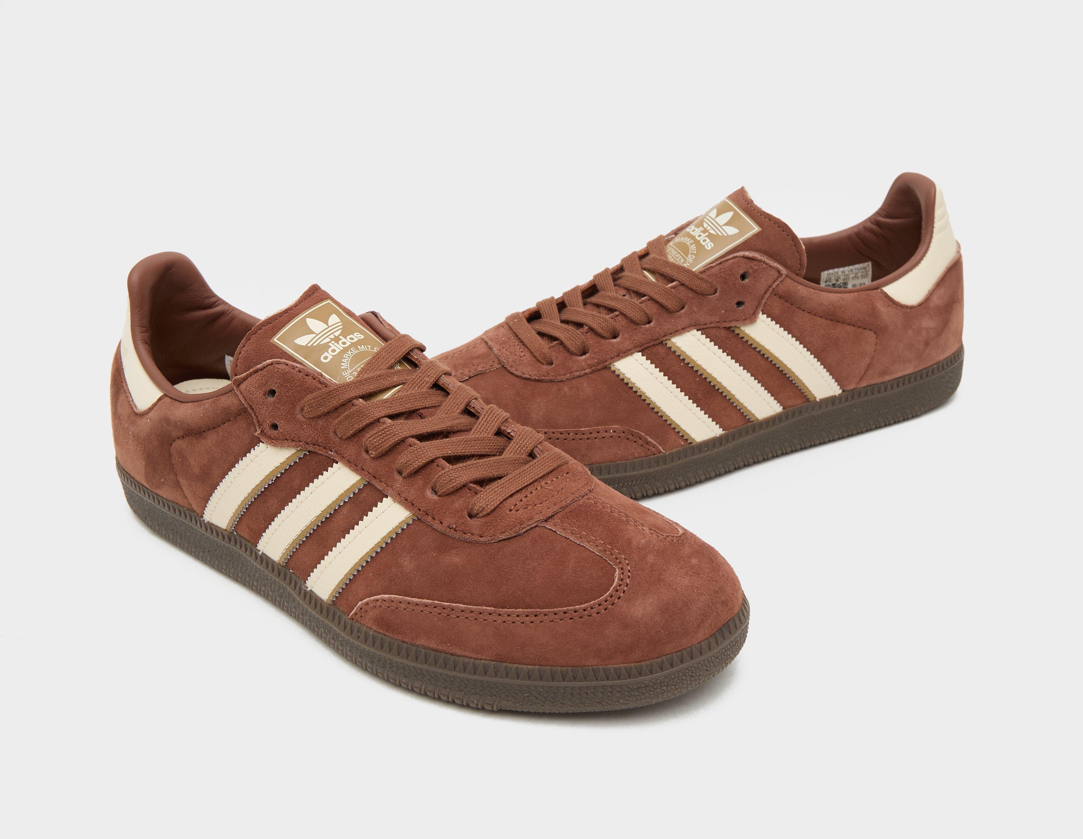 Brown adidas Originals Samba OG | adidas Performance Q2 Aop