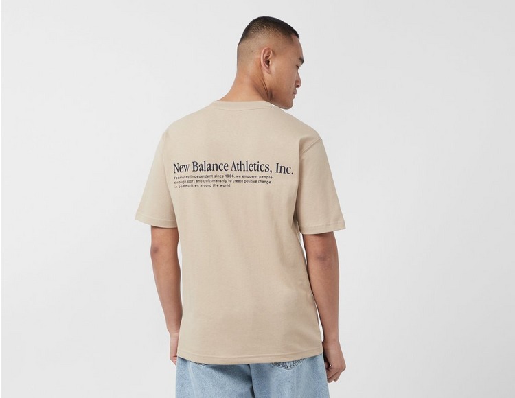 Brown New Balance Athletics T-Shirt | size?