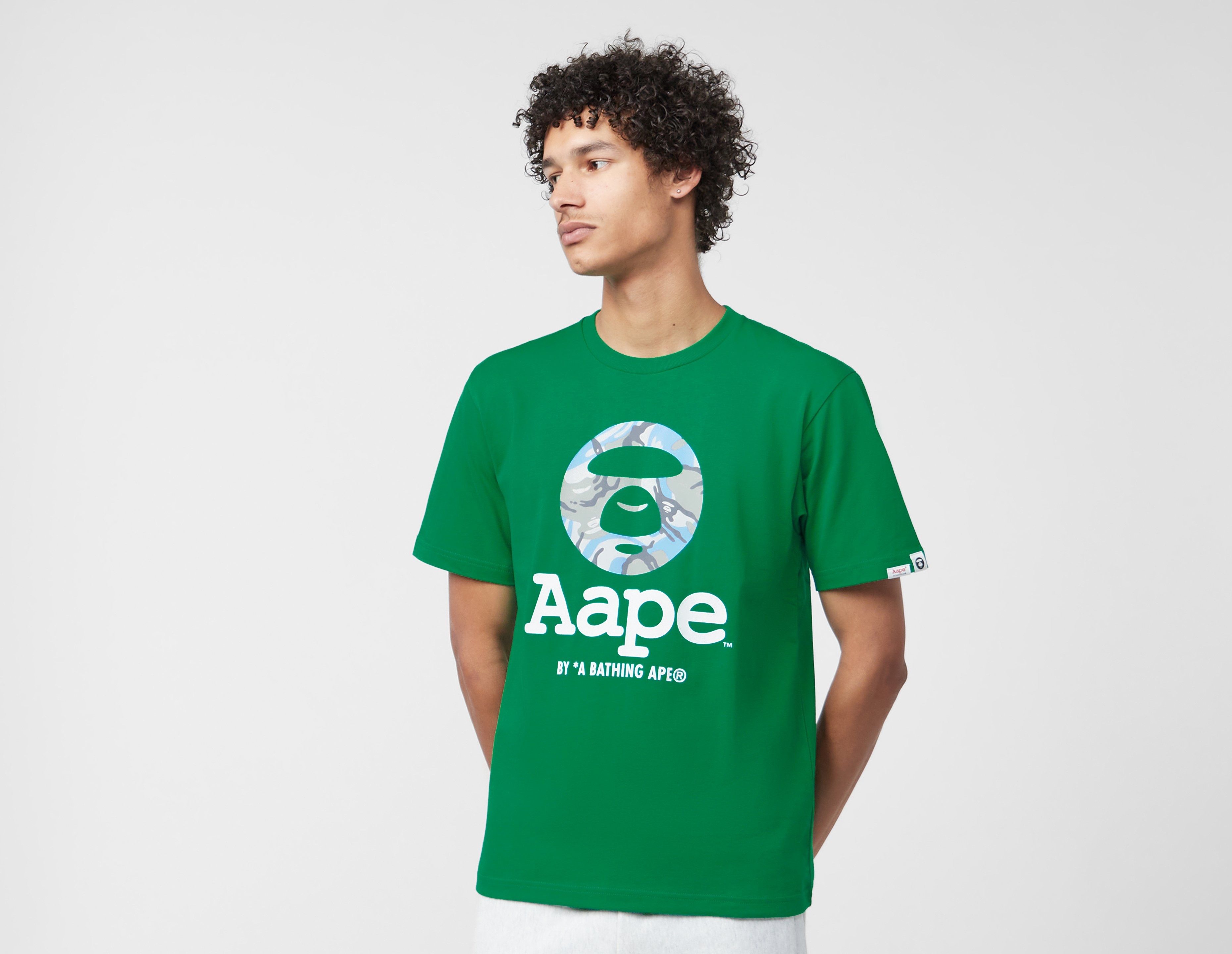 Bape t shirt green best sale