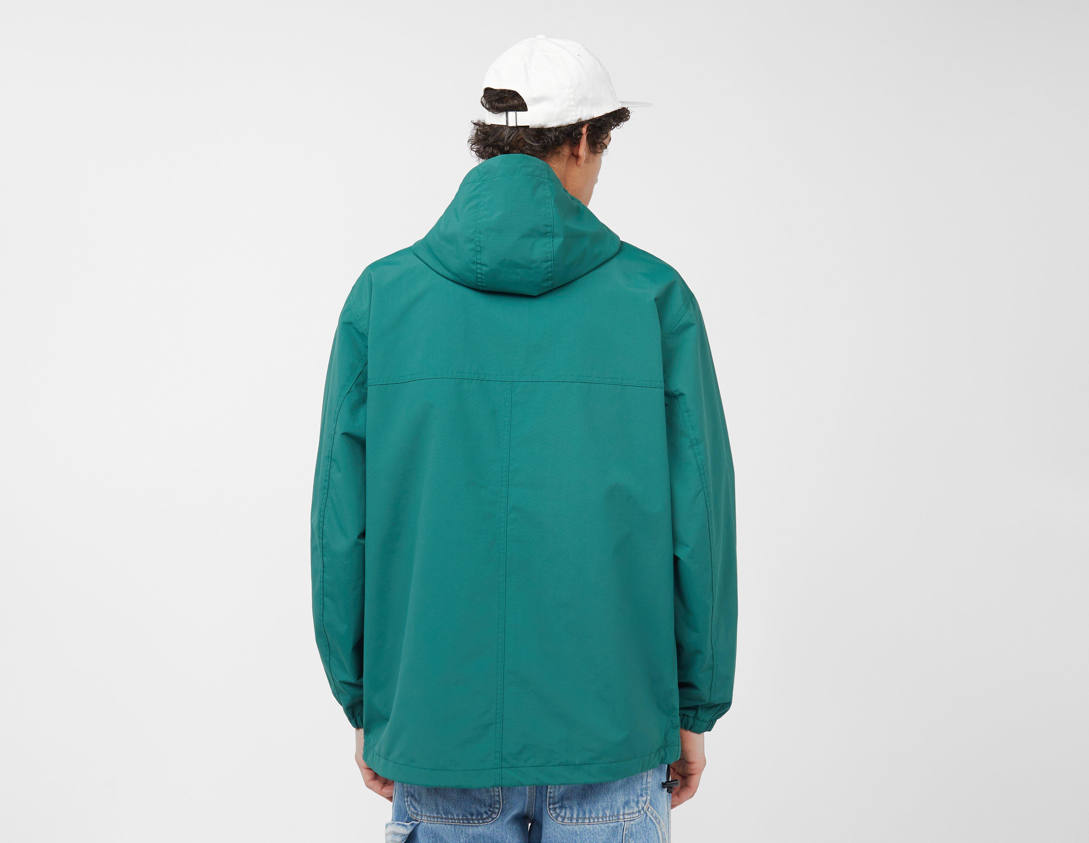 Green pullover clearance windbreaker