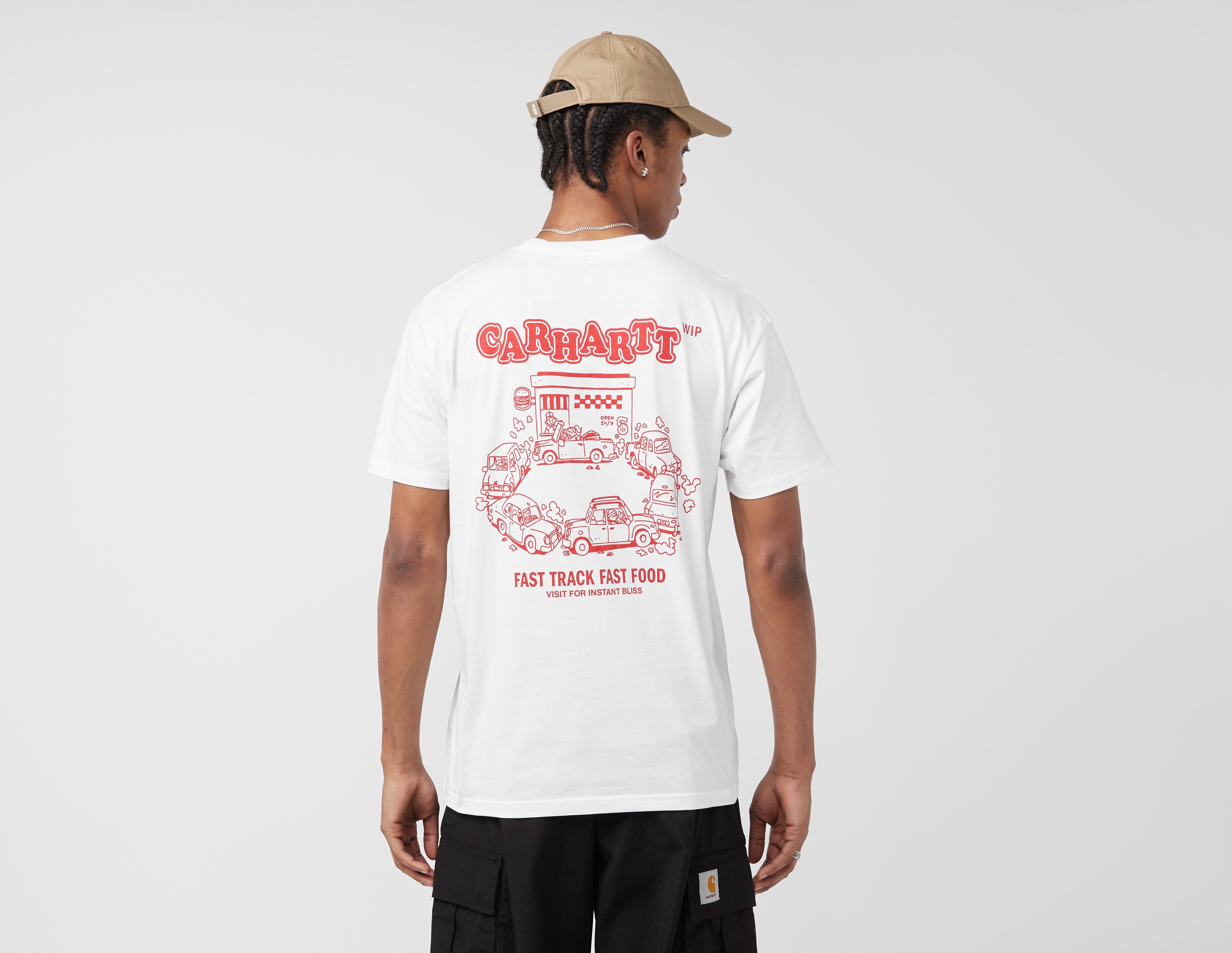 White Carhartt WIP Fast Food T-Shirt | size?