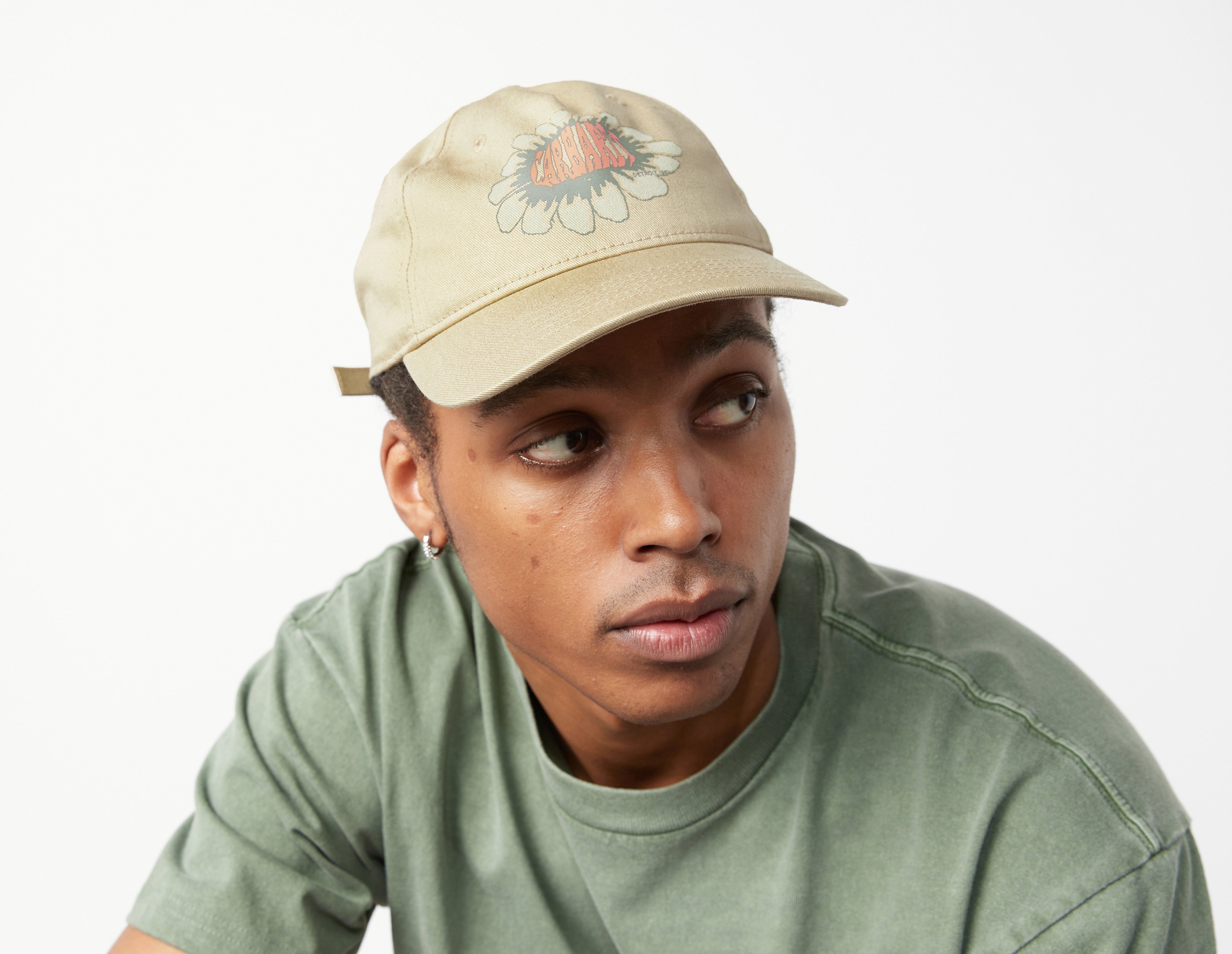 Brown Carhartt WIP Pixel Flower Cap | size? Ireland