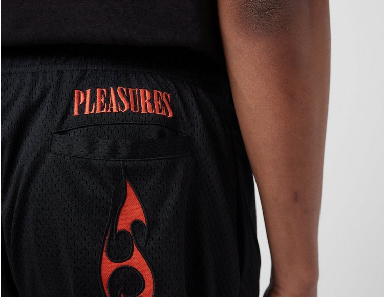 Pleasures Flame Mesh Shorts