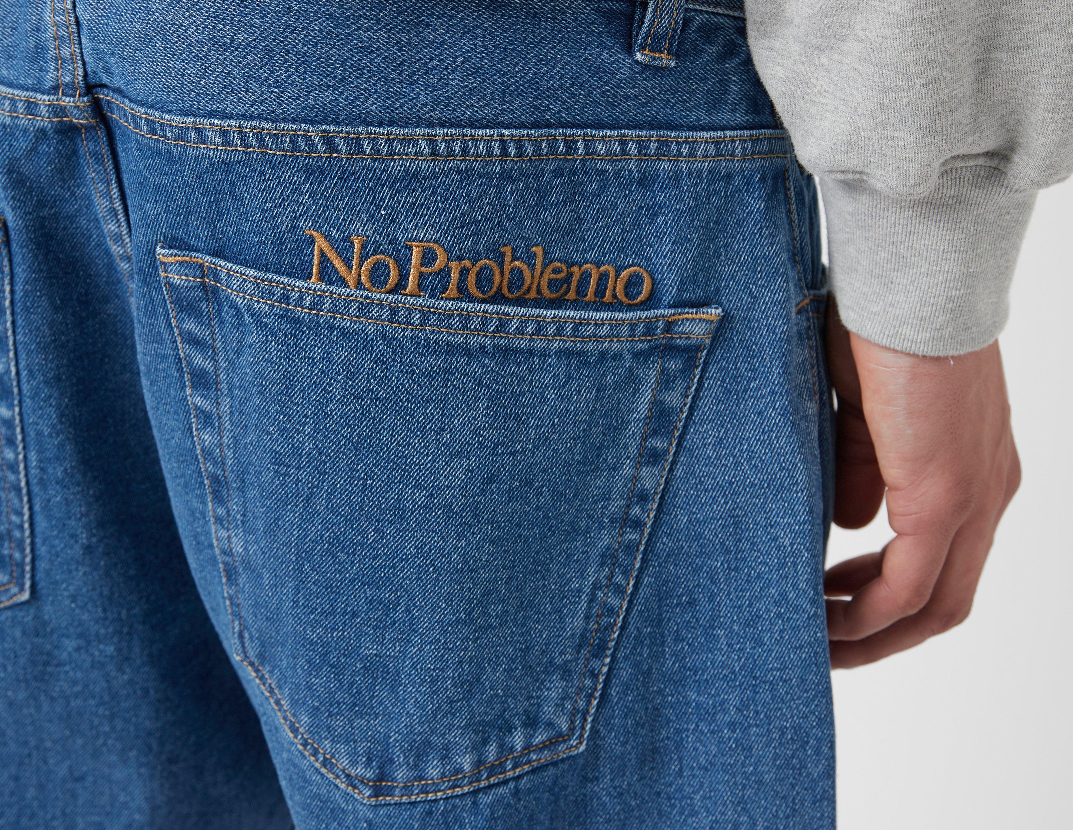 No Problemo Denim Loose Fit Shorts