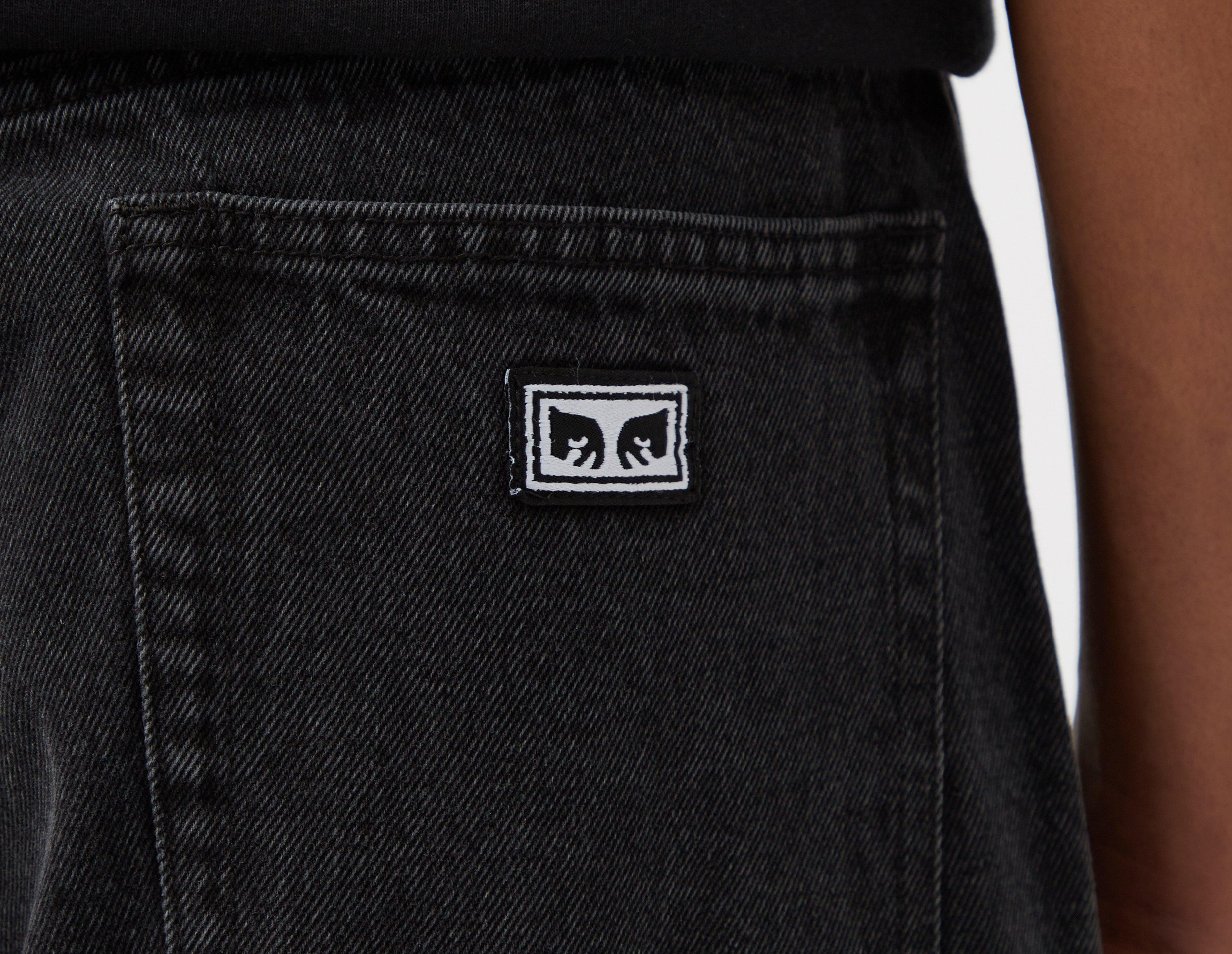 Black Obey Bigwig Baggy Jeans size?