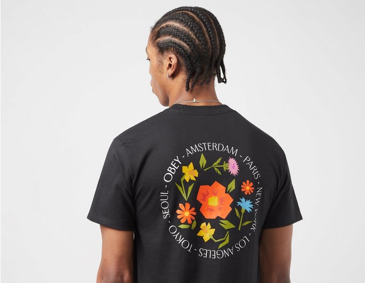 Obey T-Shirt City Flowers