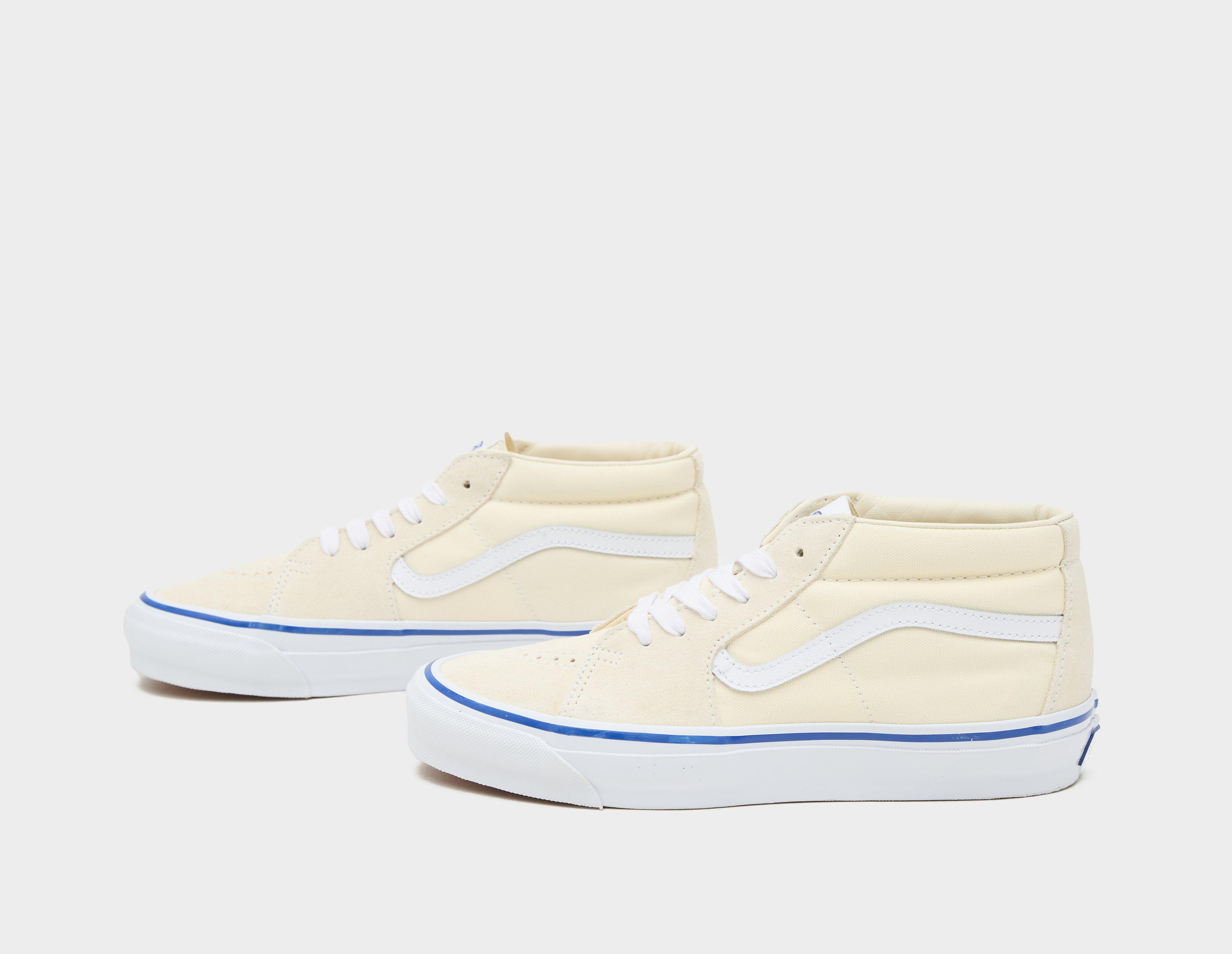White Vans Sk8 Mid Reissue 83 size