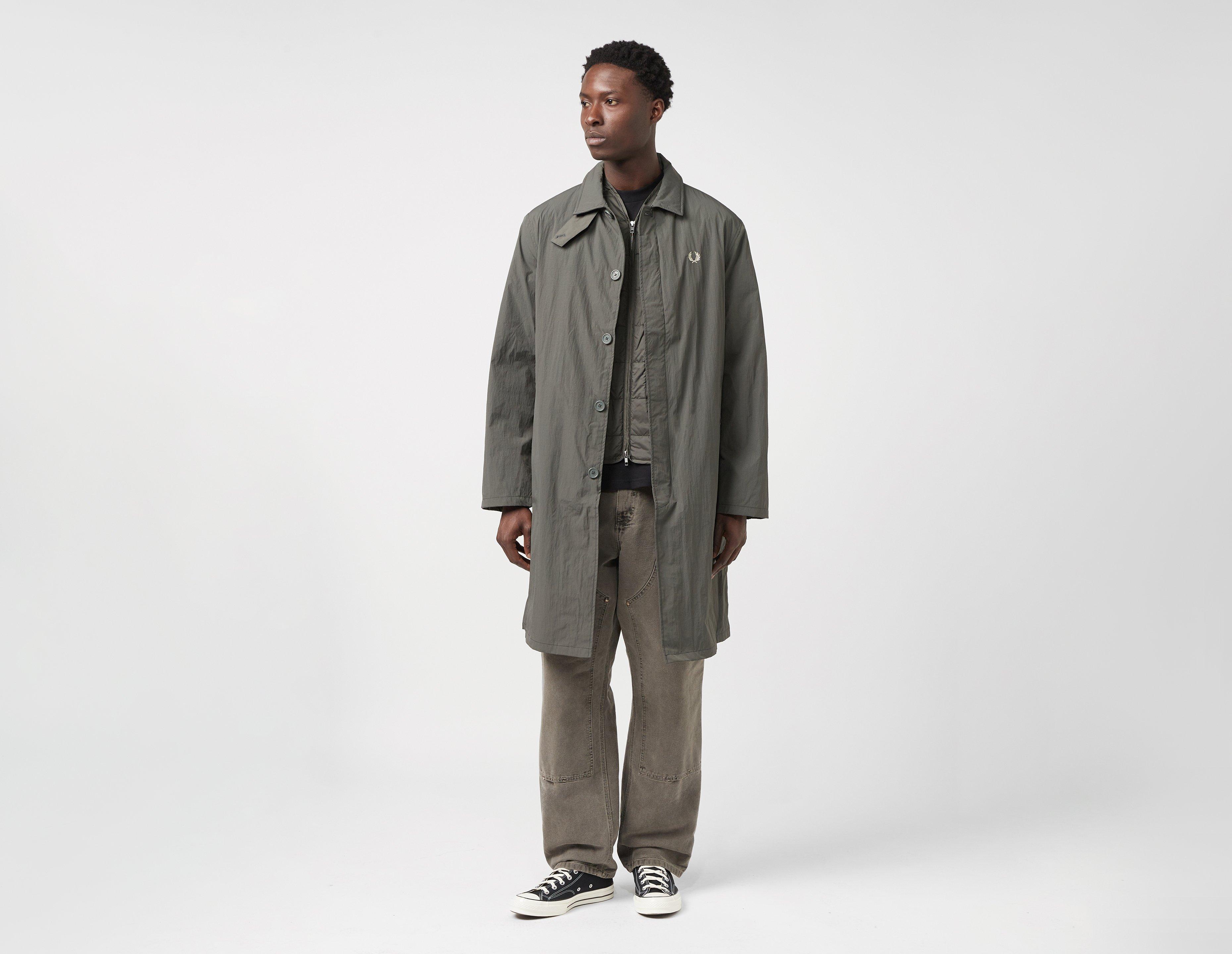 Grey Fred Perry Shell Mac Coat | Royceayr?