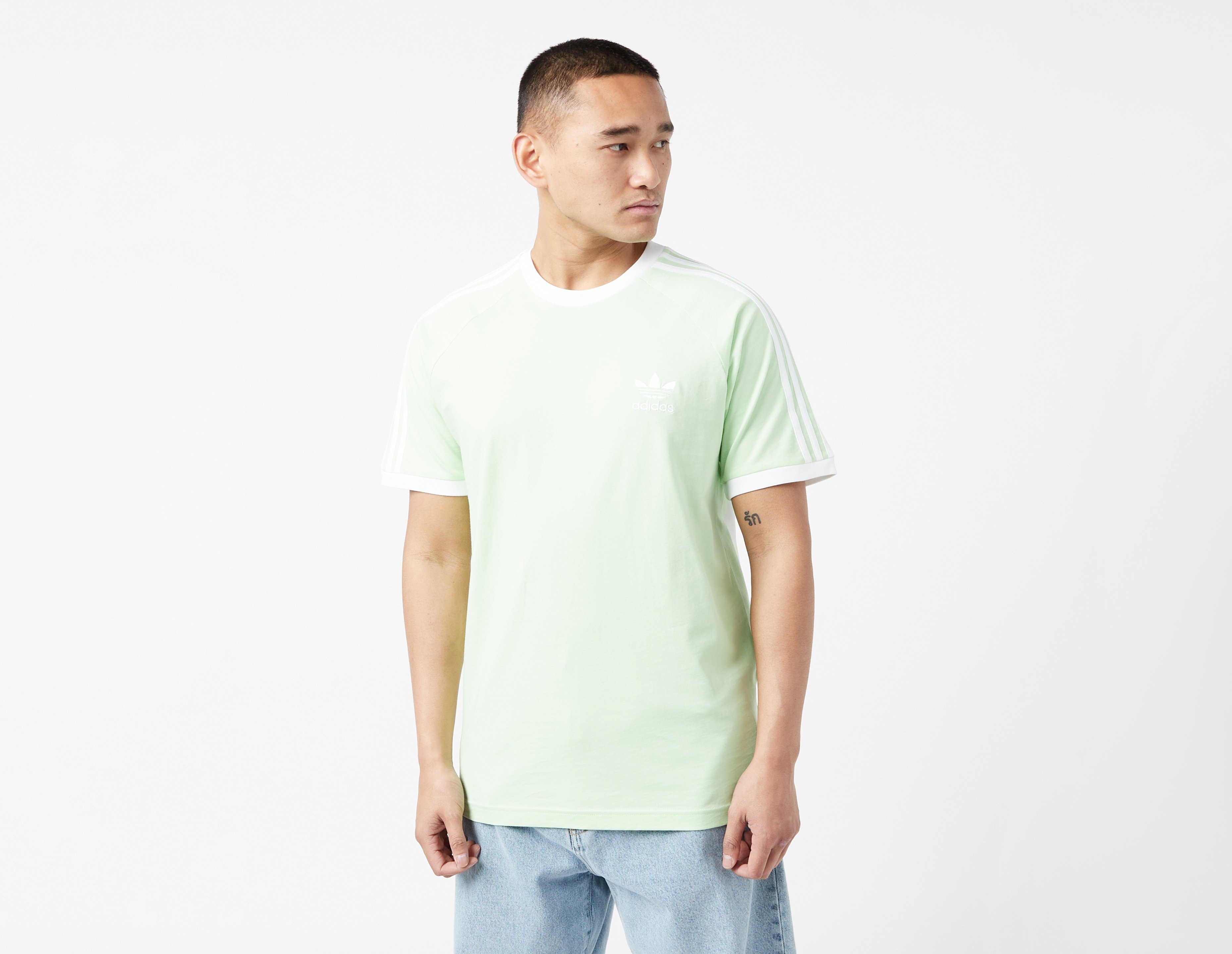 Mens adidas california t shirt green online