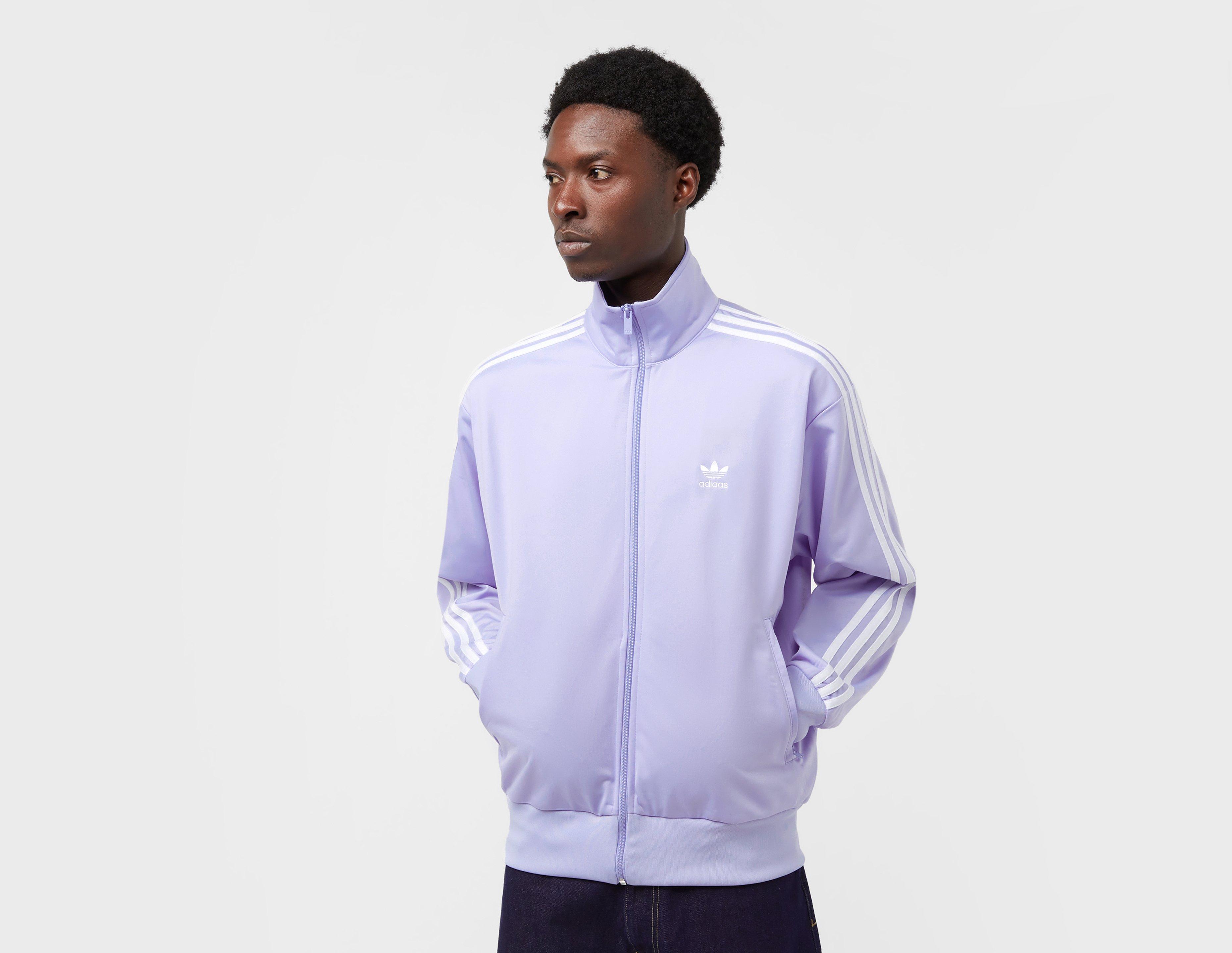 Adidas firebird track top purple sale