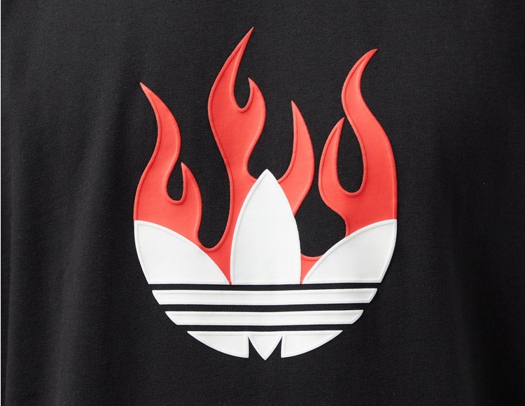 adidas Flames Logo Tee