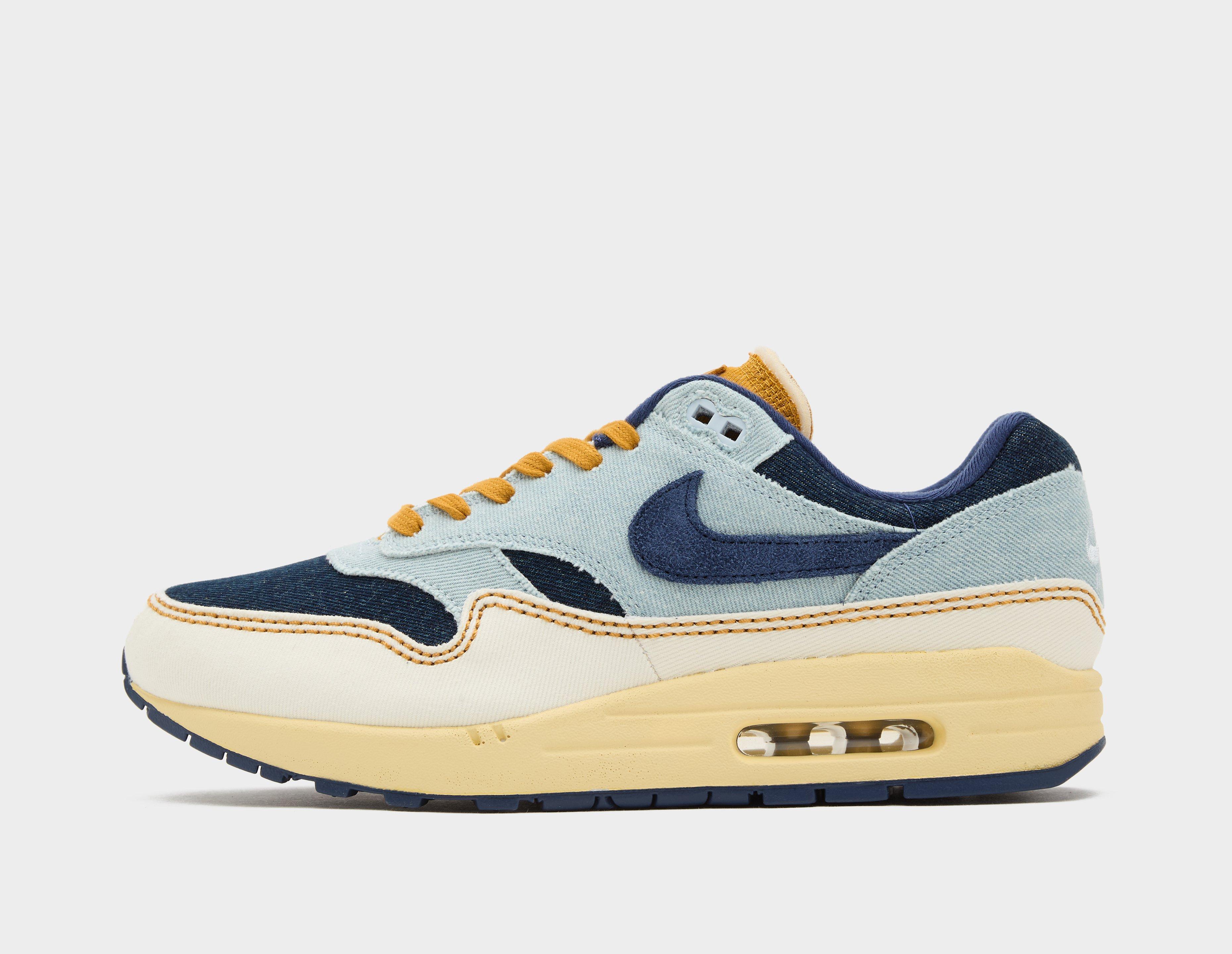 Blue and yellow store air max 1