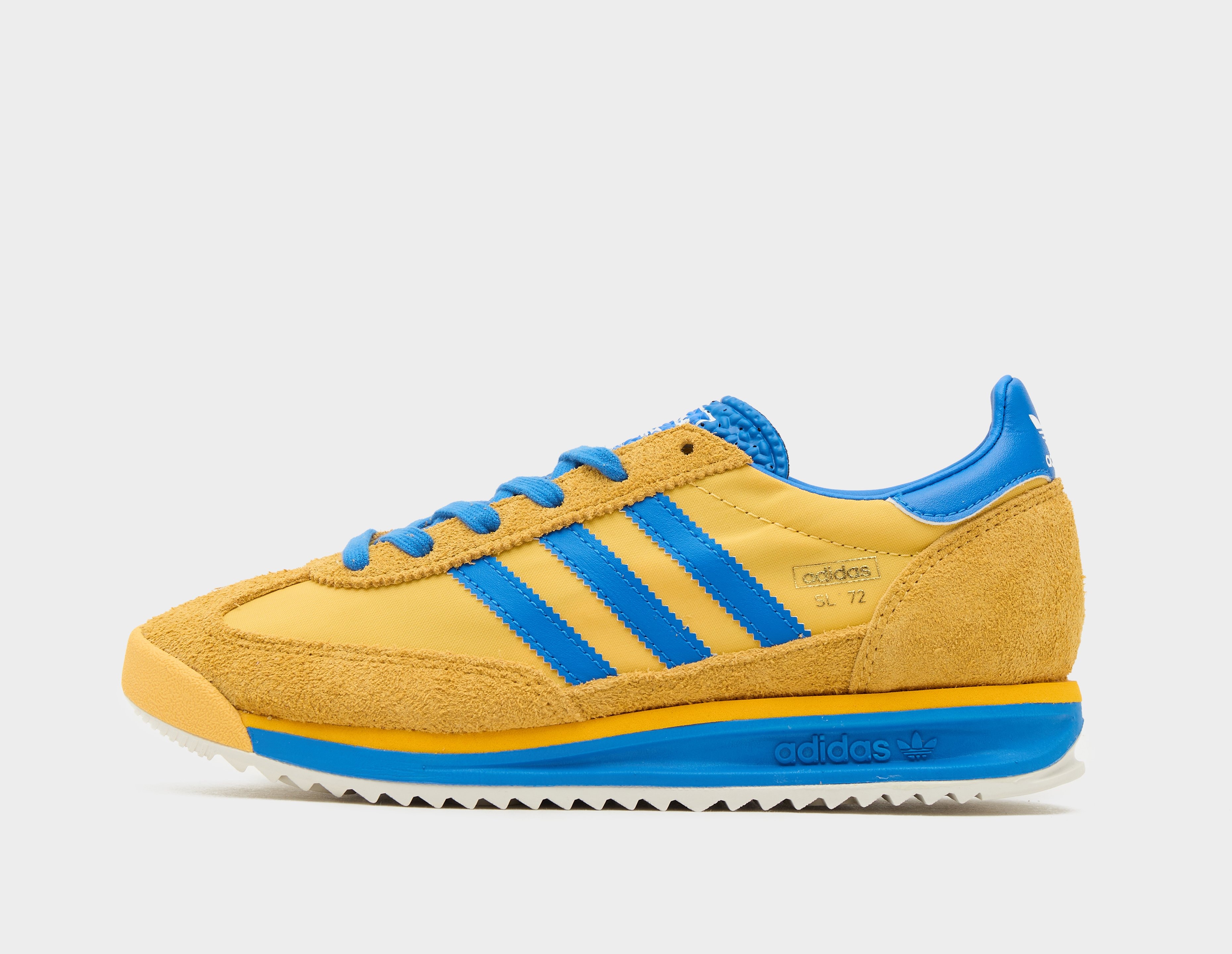 Yellow and blue hot sale adidas shoes