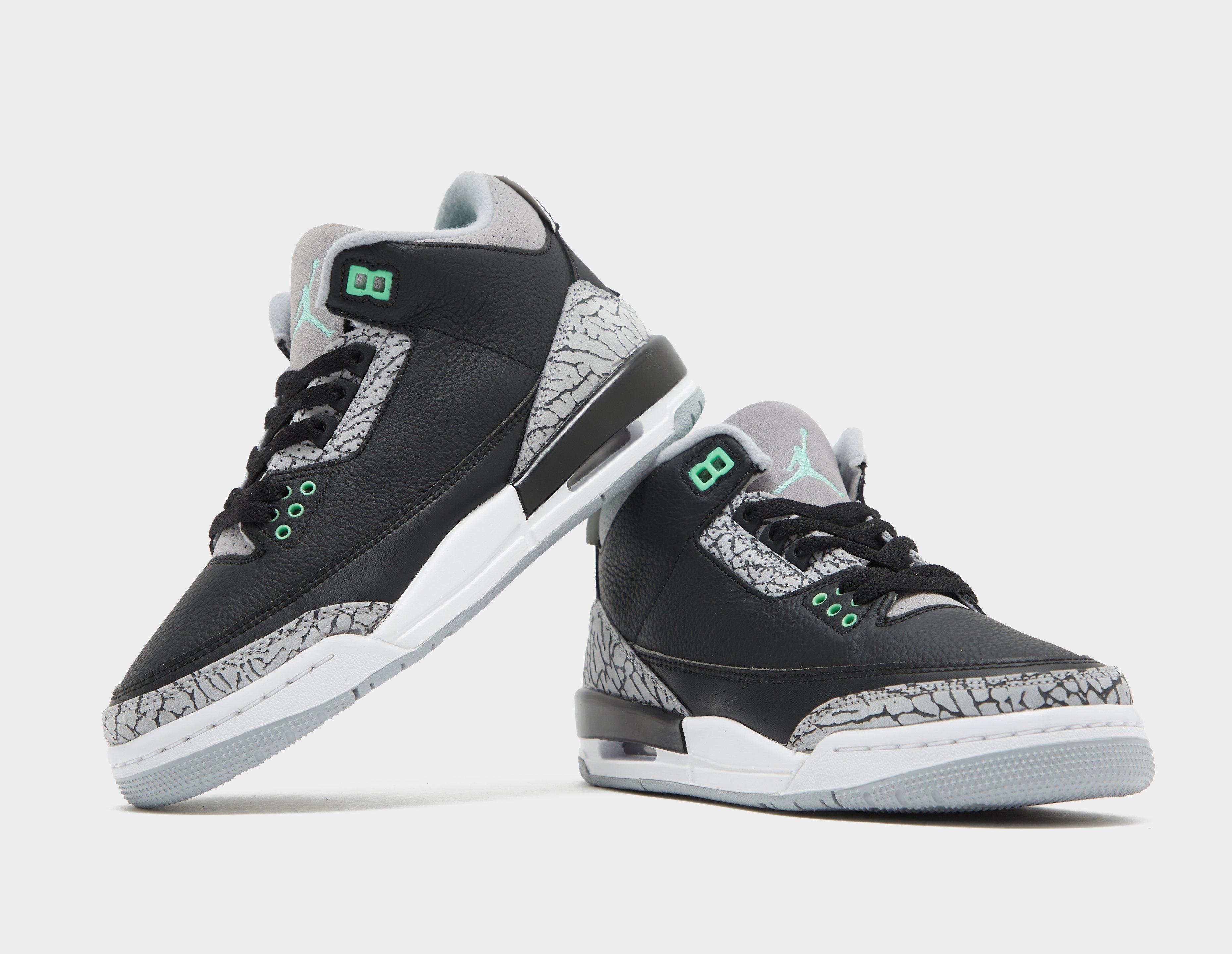 Black Jordan Air 3 Junior | size? 