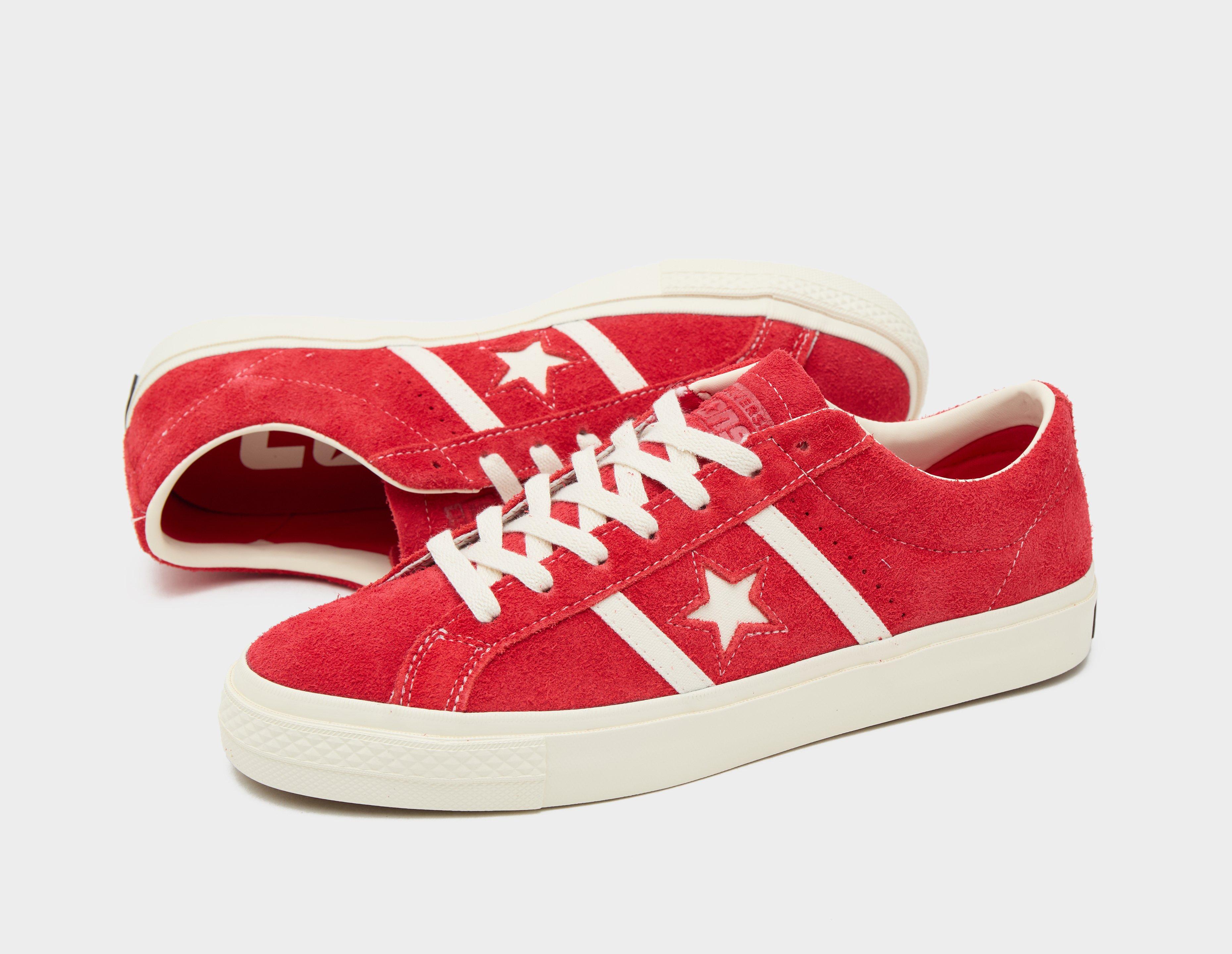 Red Converse One Star Academy Pro size