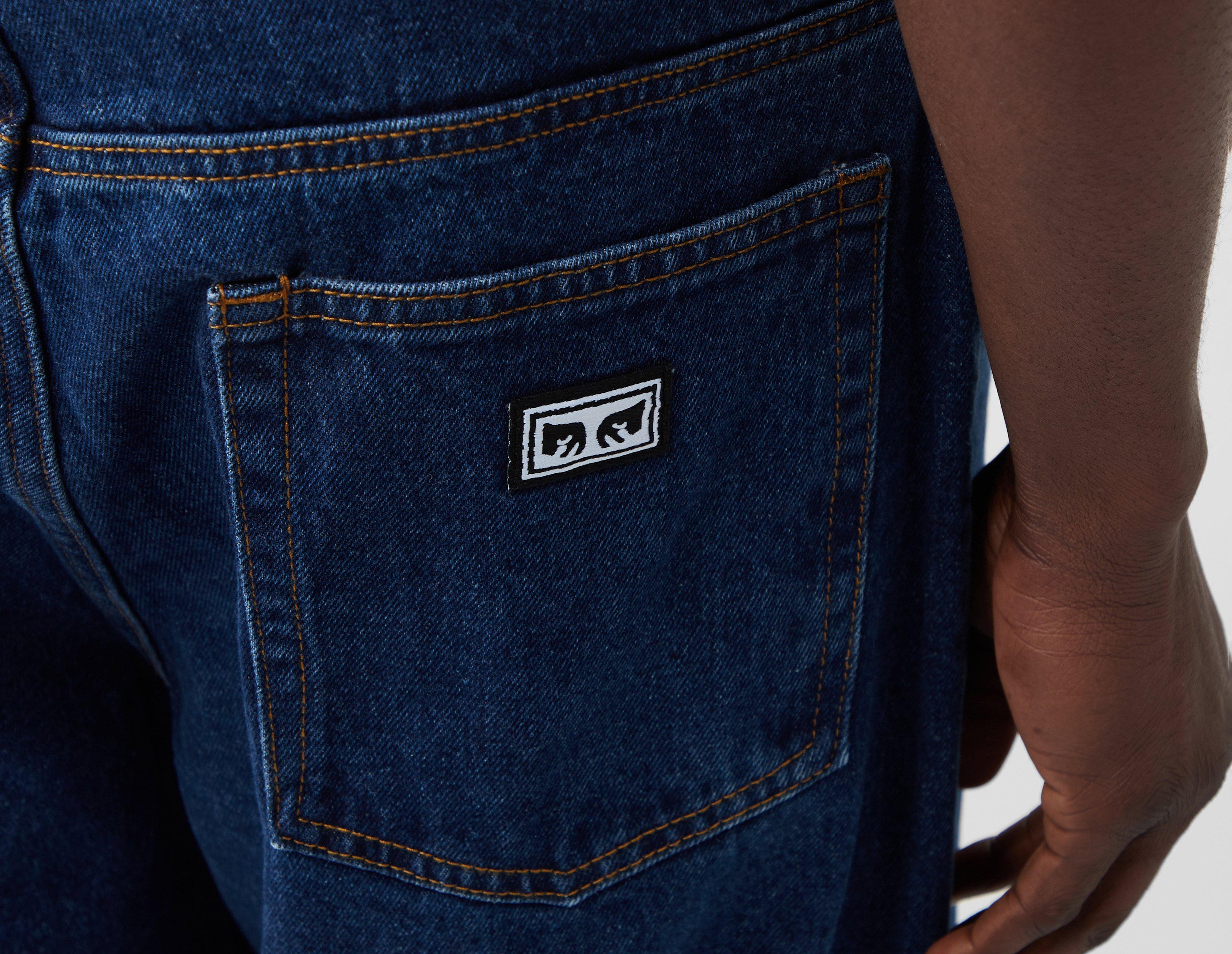 Blue Obey Bigwig Baggy Jeans size?