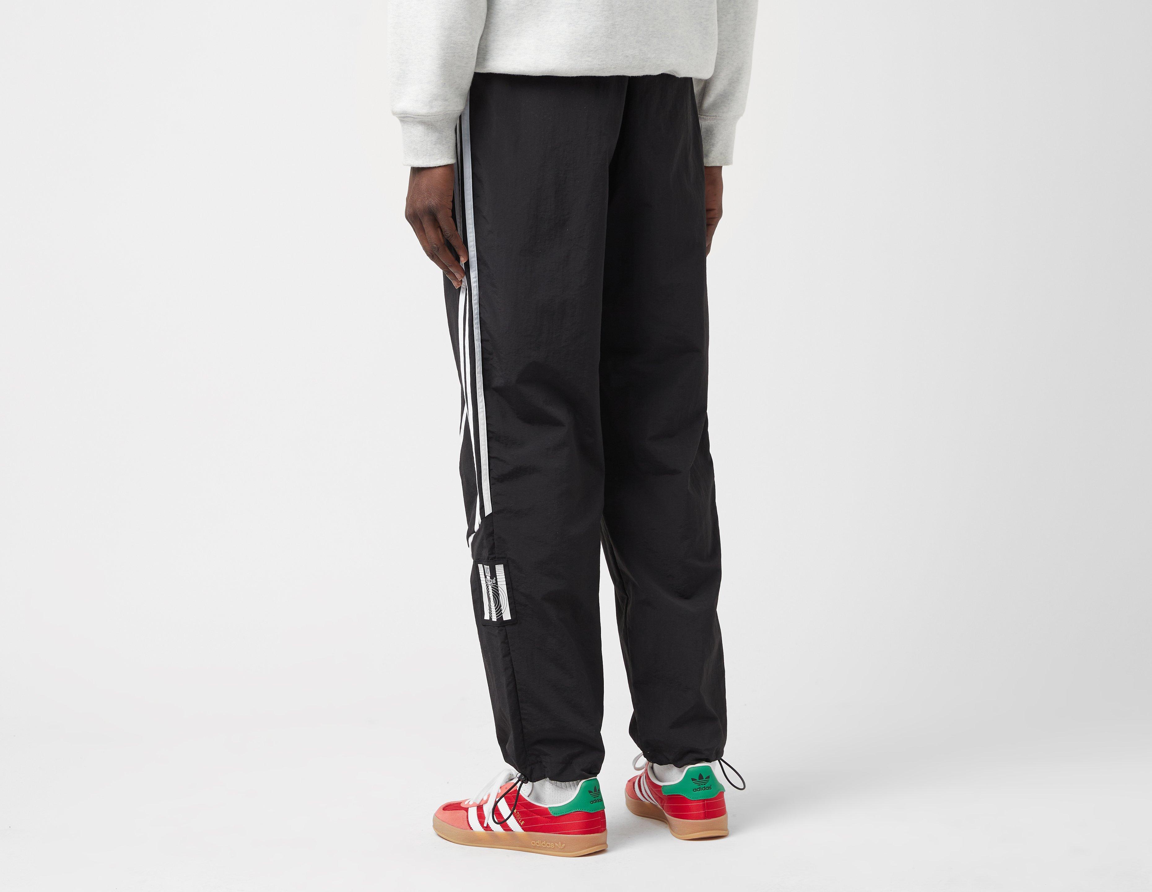 Adidas black cuffed track pants clearance