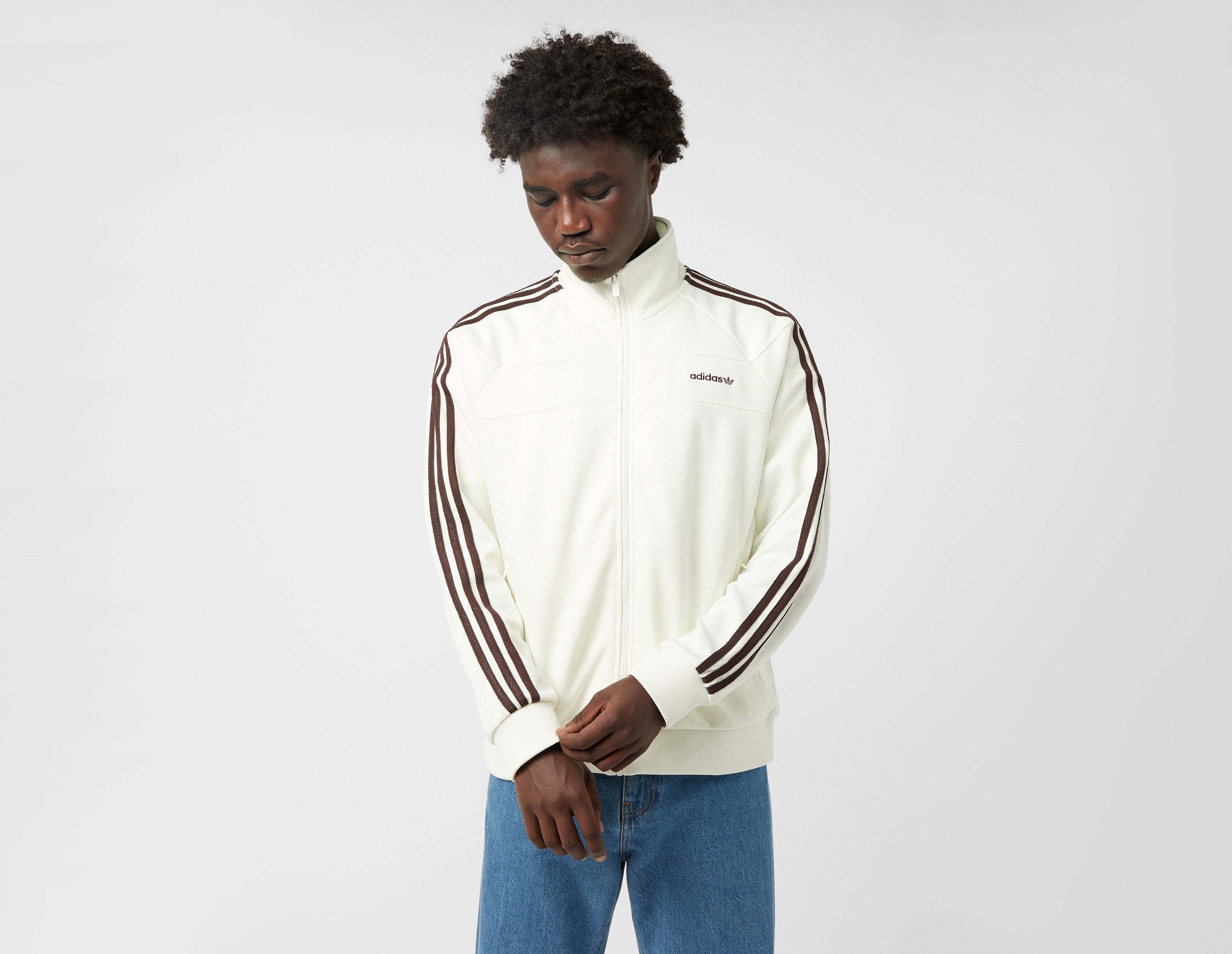 Adidas 3 stripes track jacket online