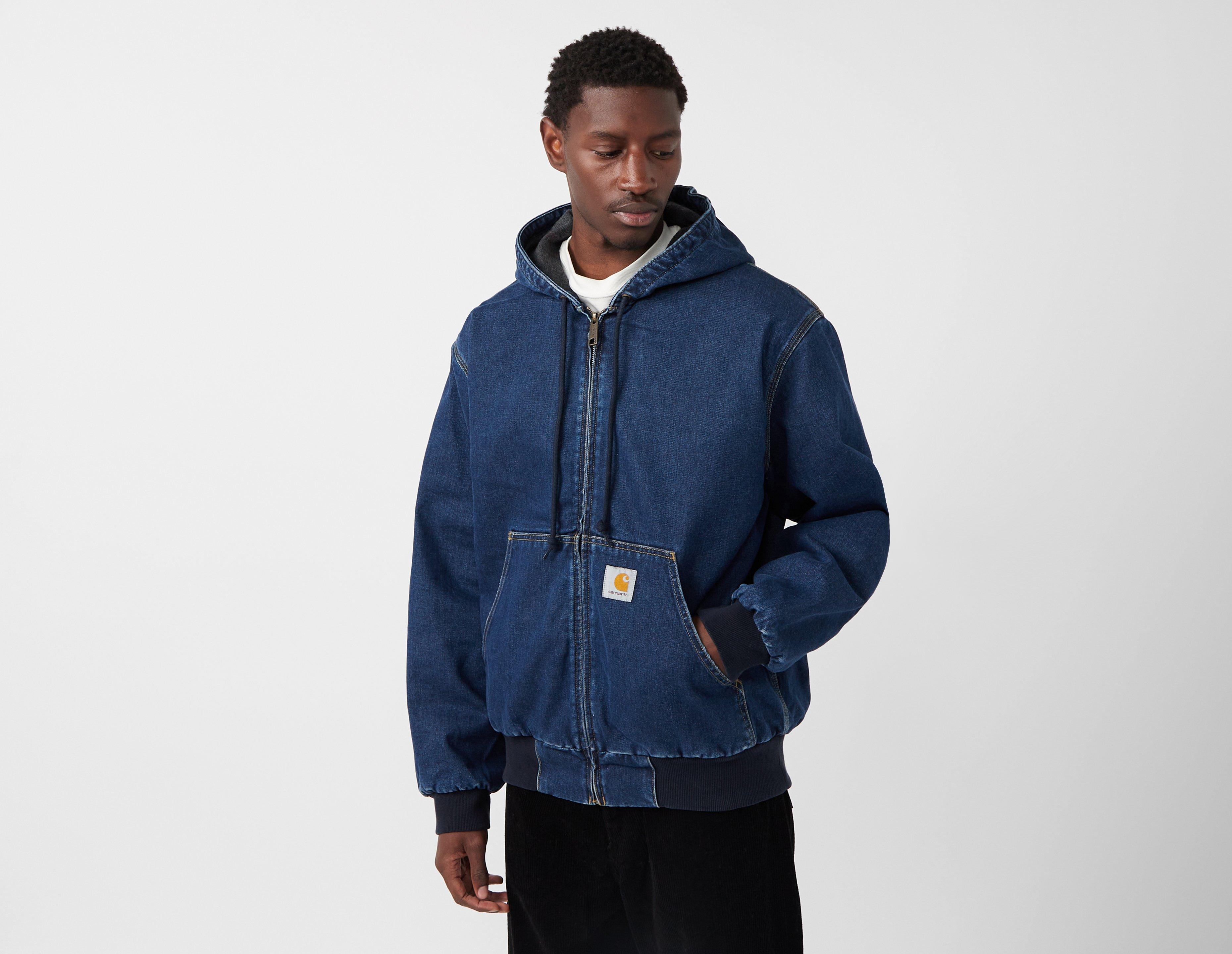 Carhartt denim clearance zip jacket